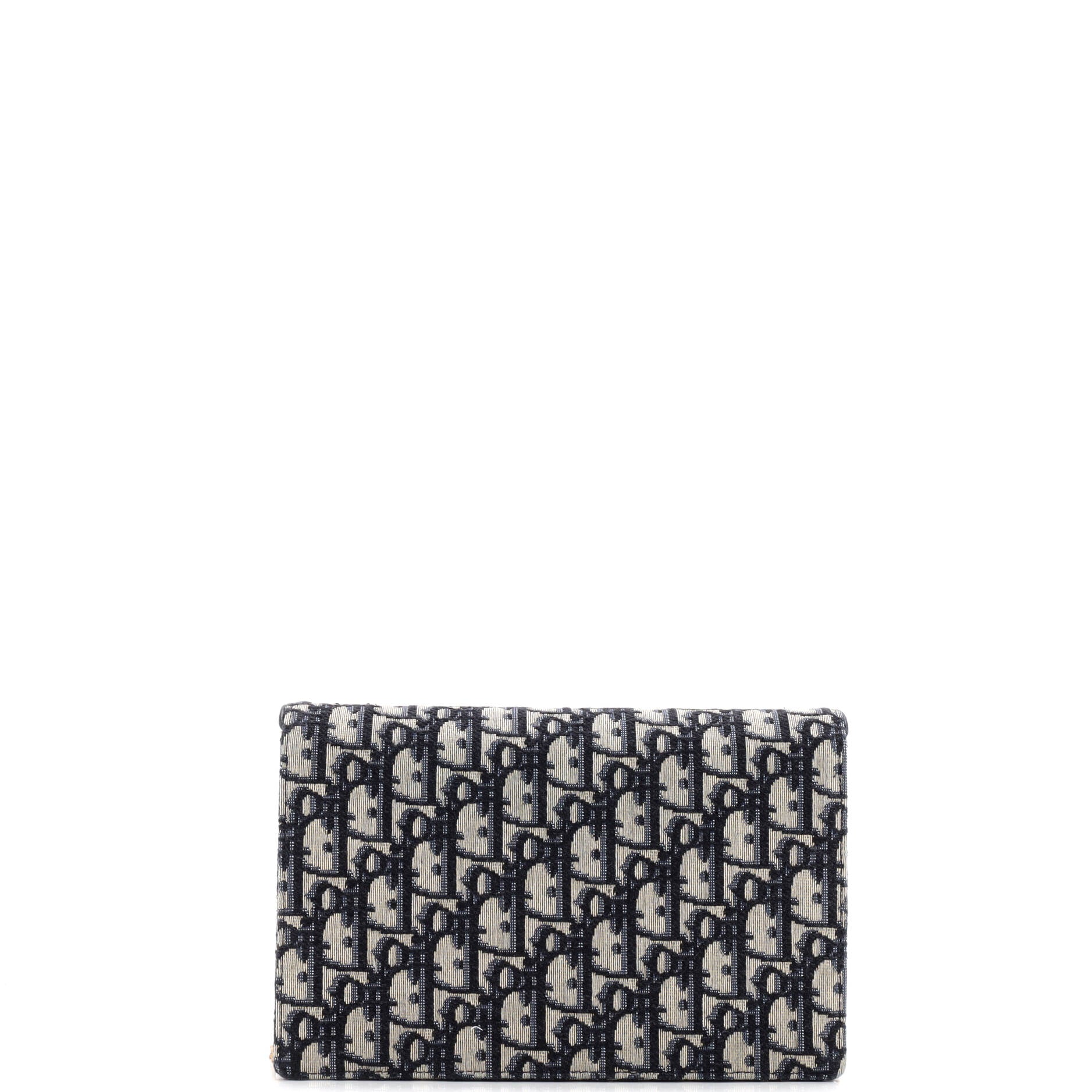 Saddle Chain Clutch Oblique Canvas