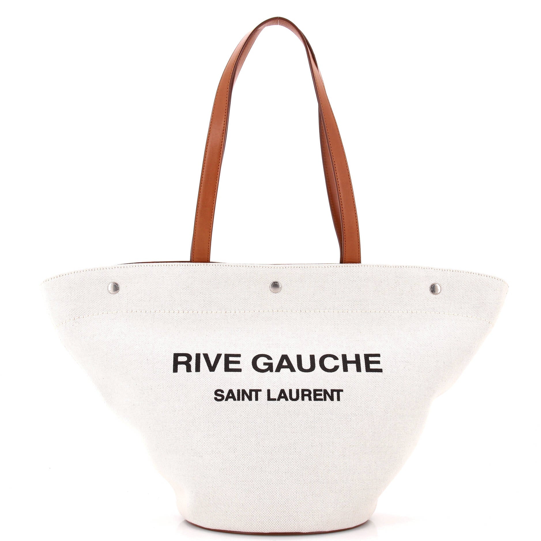 Rive Gauche Trapezoid Tote Canvas