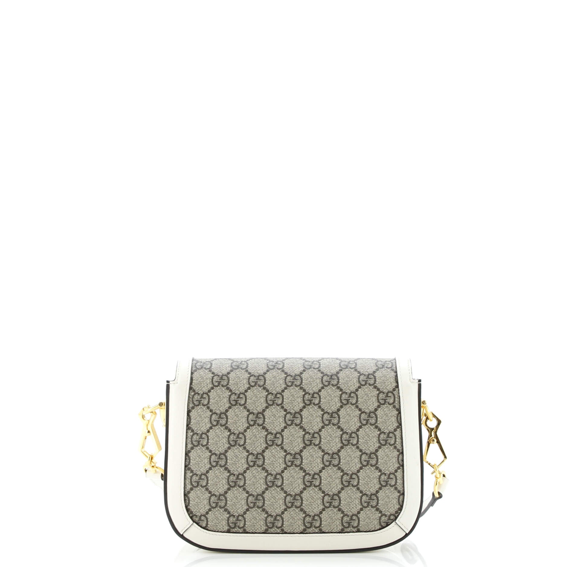 Horsebit 1955 Shoulder Bag GG Coated Canvas with Leather Mini