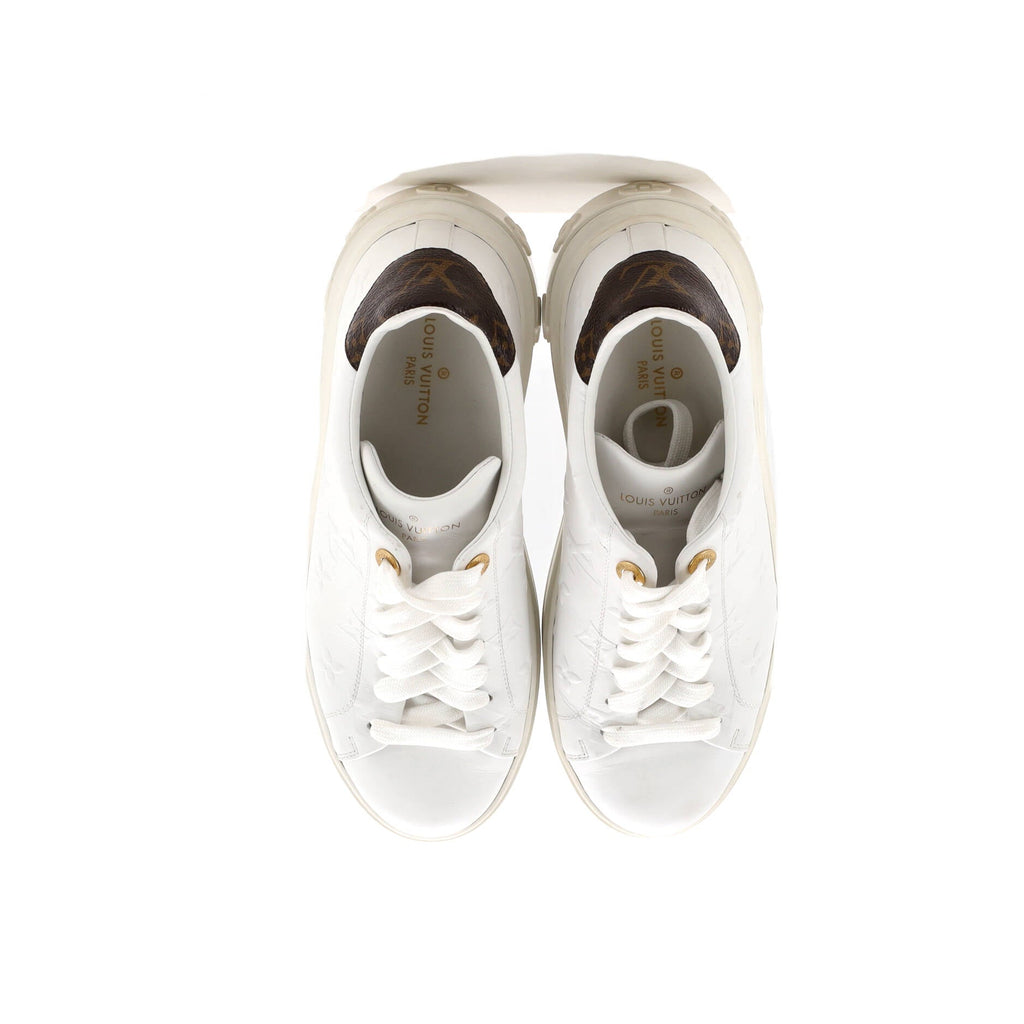 Women's Time Out Sneakers Monogram Embossed Leather