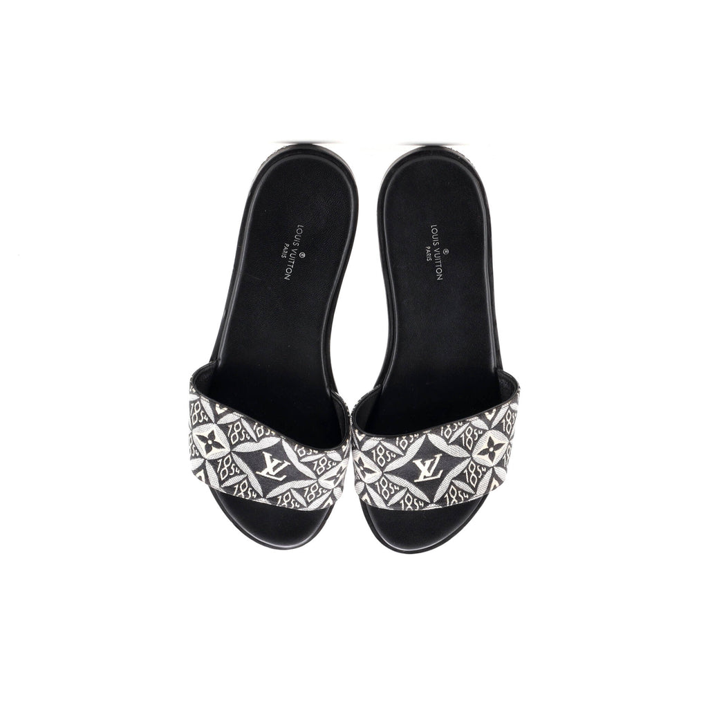 Women's Slide Sandals Limited Edition Since 1854 Monogram Jacquard