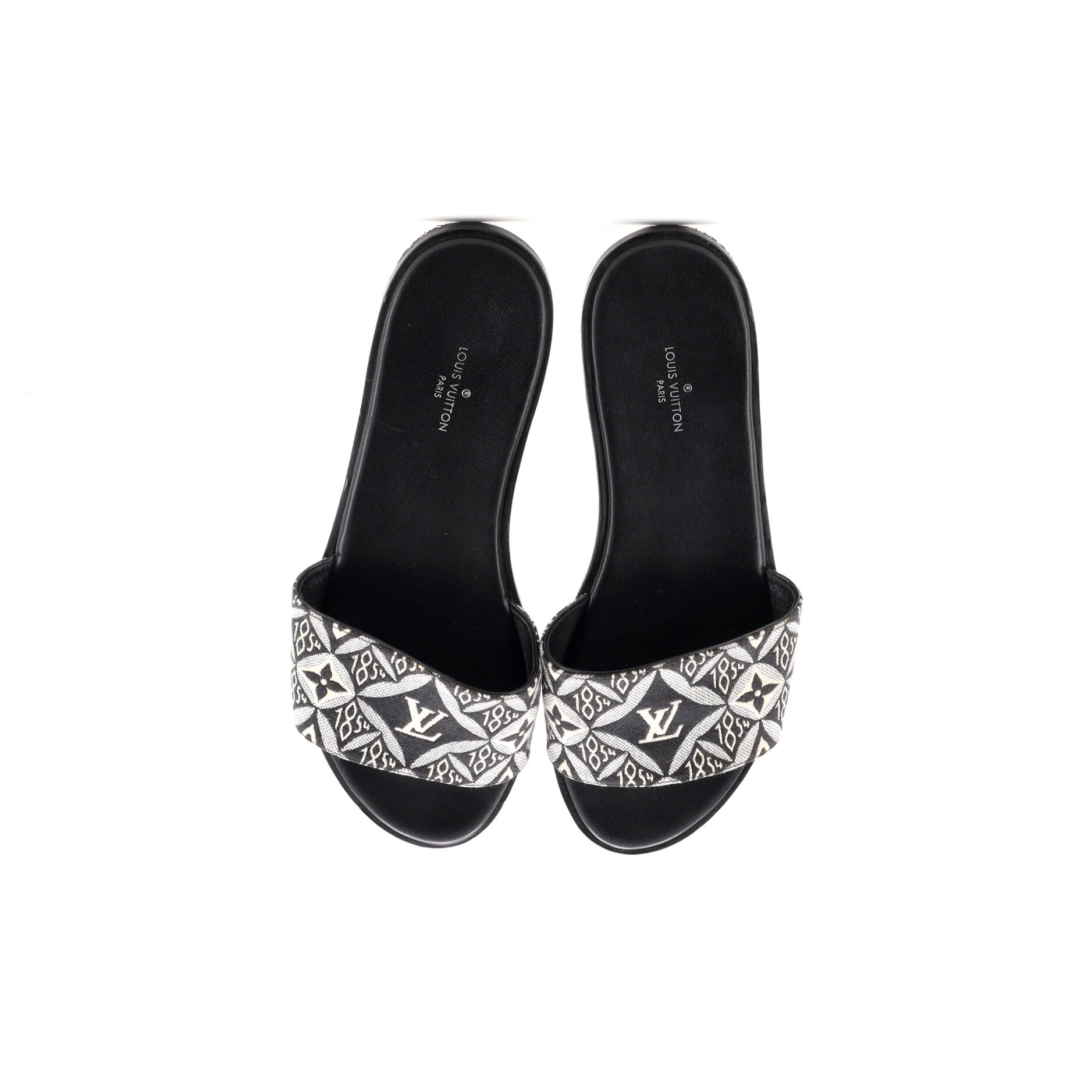 Women's Slide Sandals Limited Edition Since 1854 Monogram Jacquard
