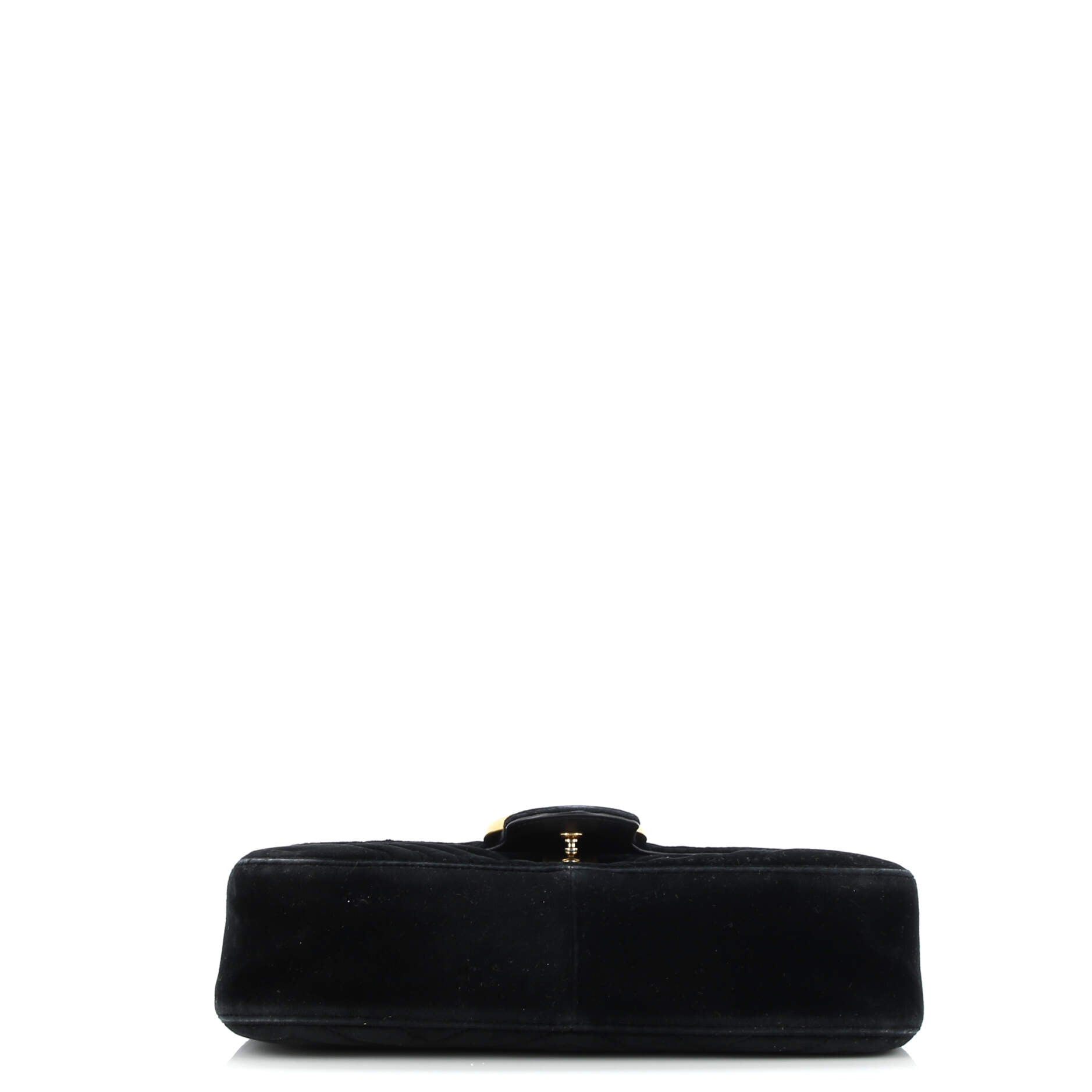 GG Marmont Flap Bag Matelasse Velvet Medium