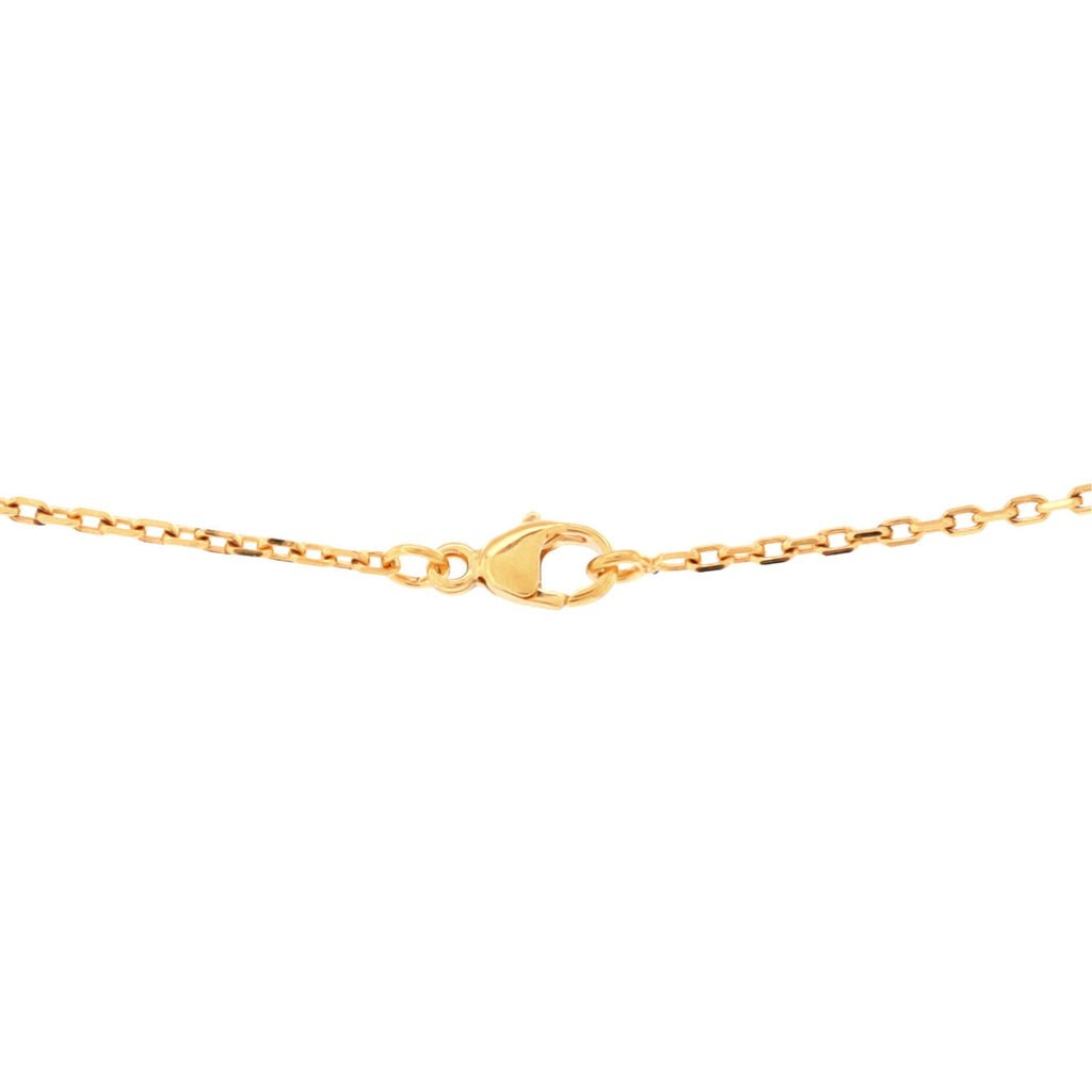 Pop H Pendant Chain Necklace Metal and Enamel Mini