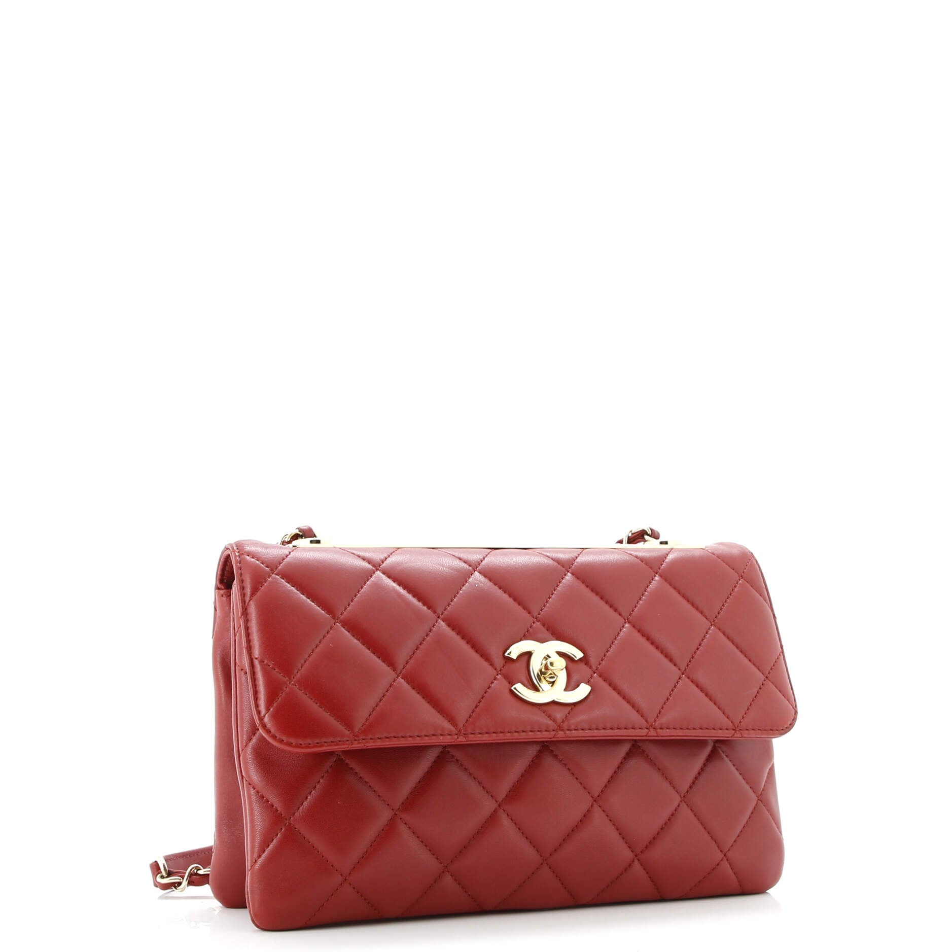 Trendy CC Flap Bag Quilted Lambskin Medium