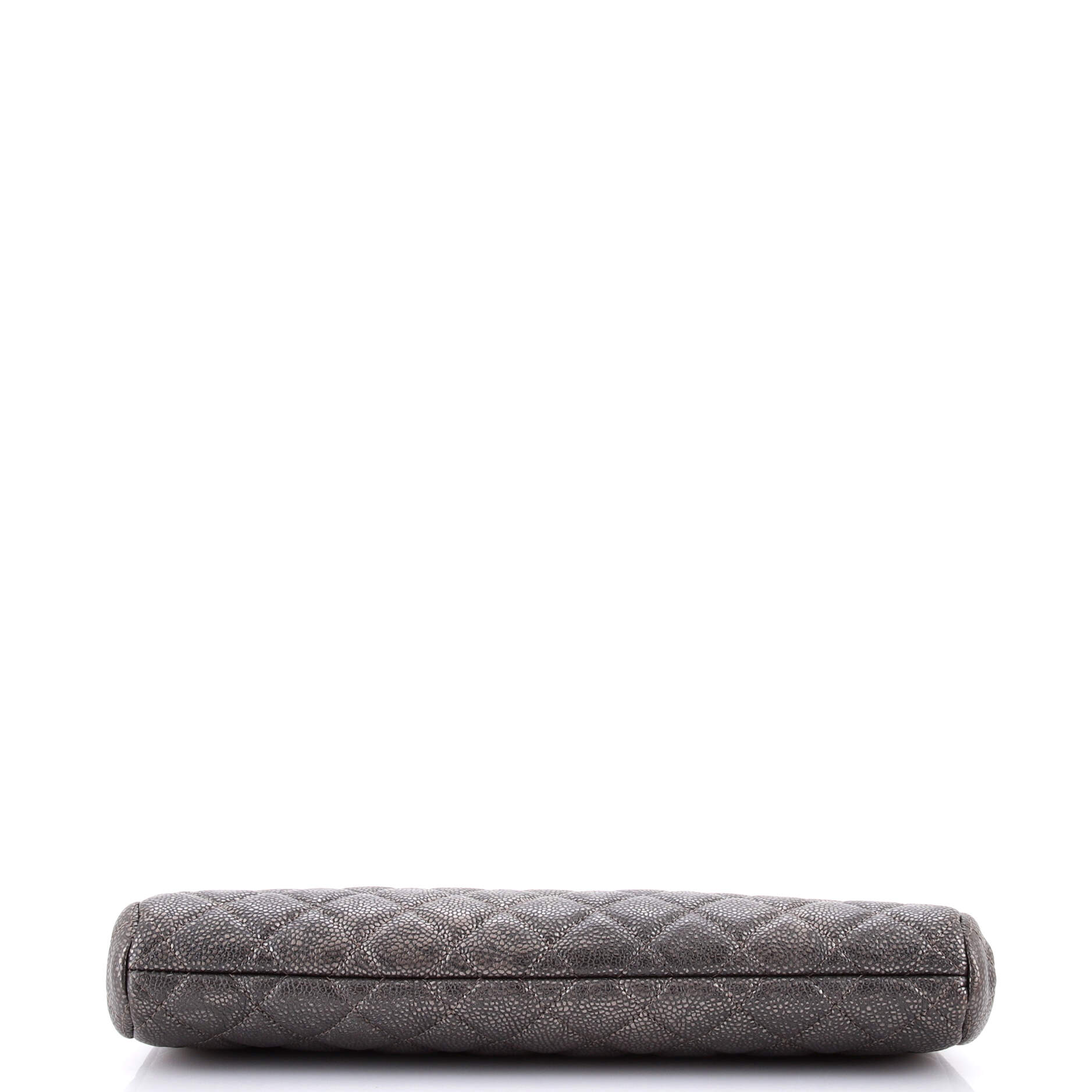 CC Frame Clutch Quilted Caviar Large