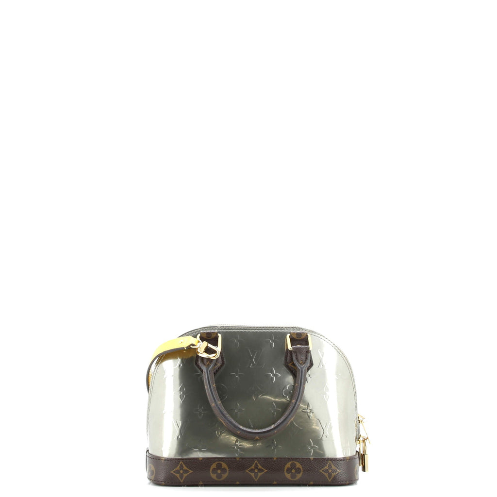 Alma Handbag Monogram Vernis with Monogram Canvas and Epi Leather BB
