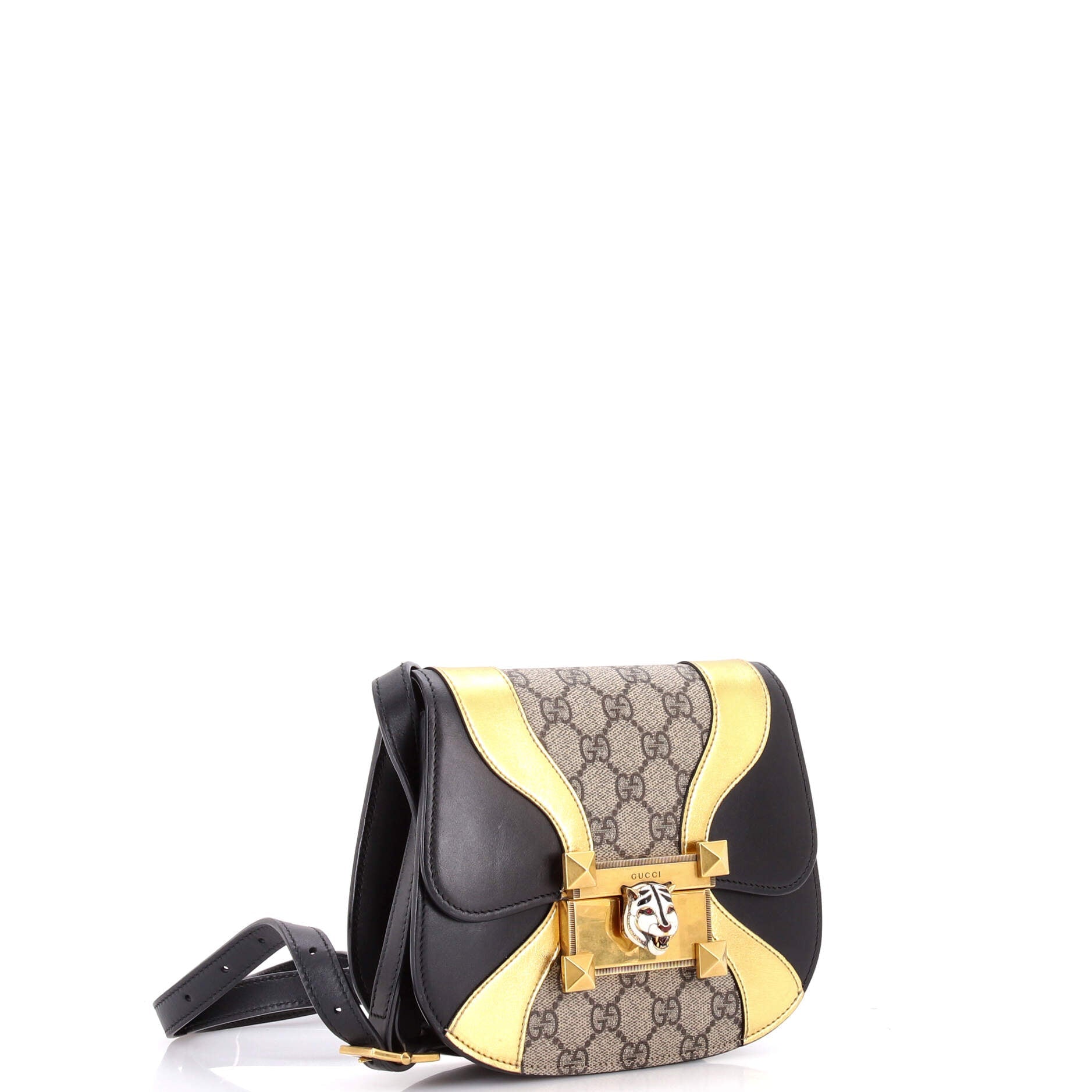 Osiride Shoulder Bag GG Coated Canvas and Leather Small