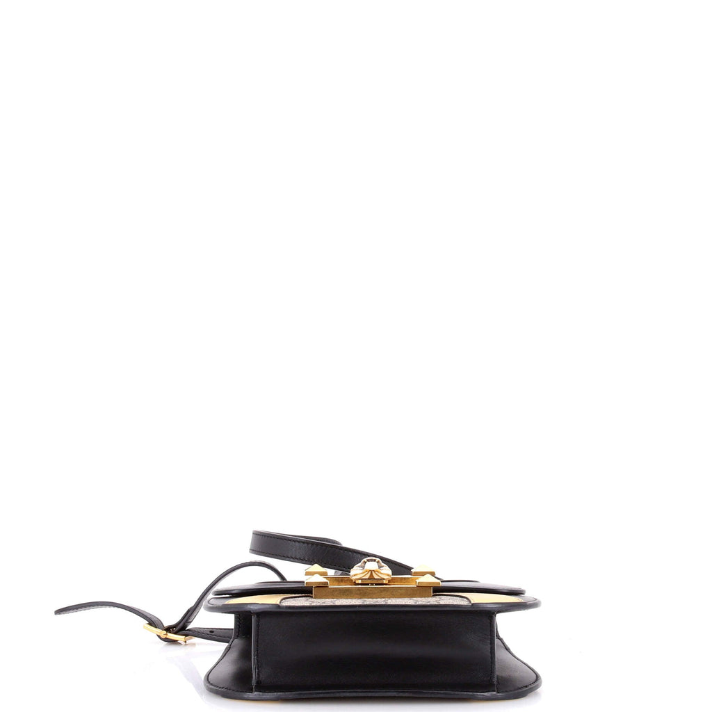 Osiride Shoulder Bag GG Coated Canvas and Leather Small