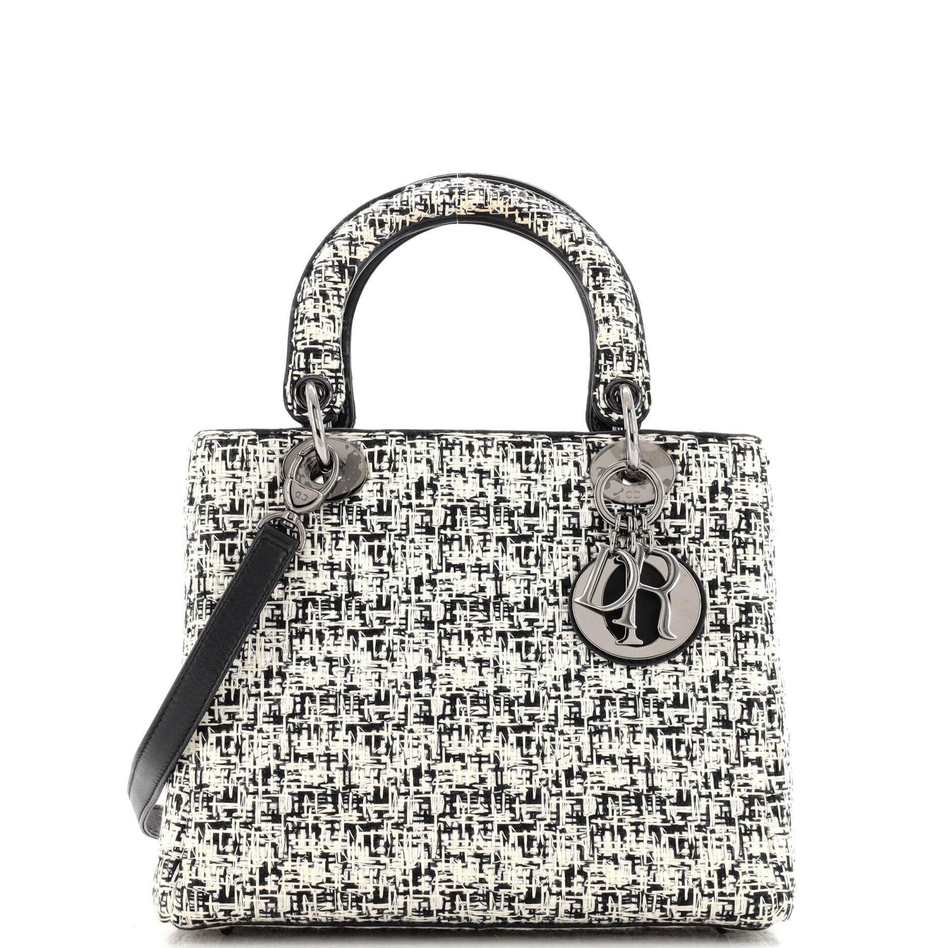 Lady Dior Bag Tweed Medium