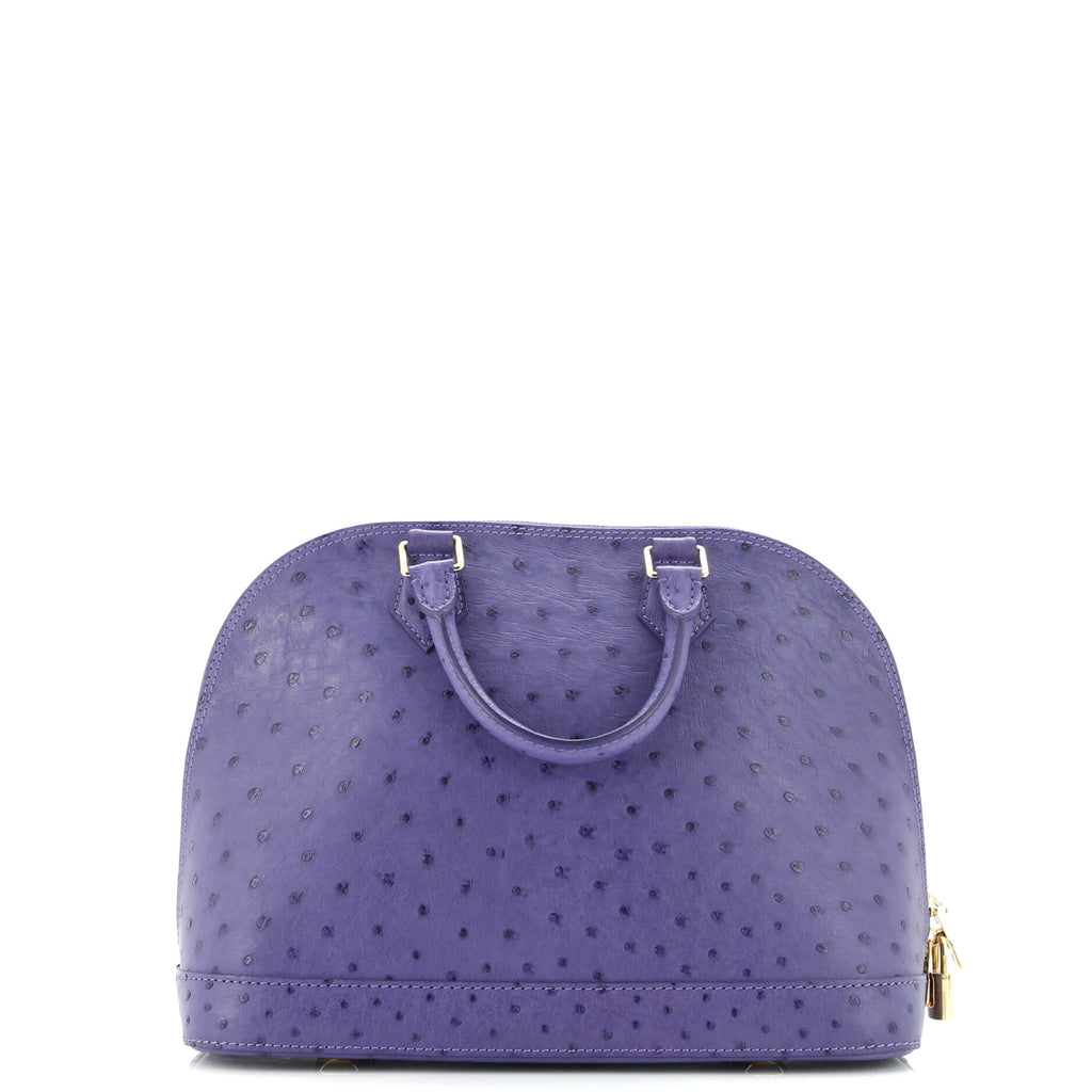 Alma Handbag Ostrich PM