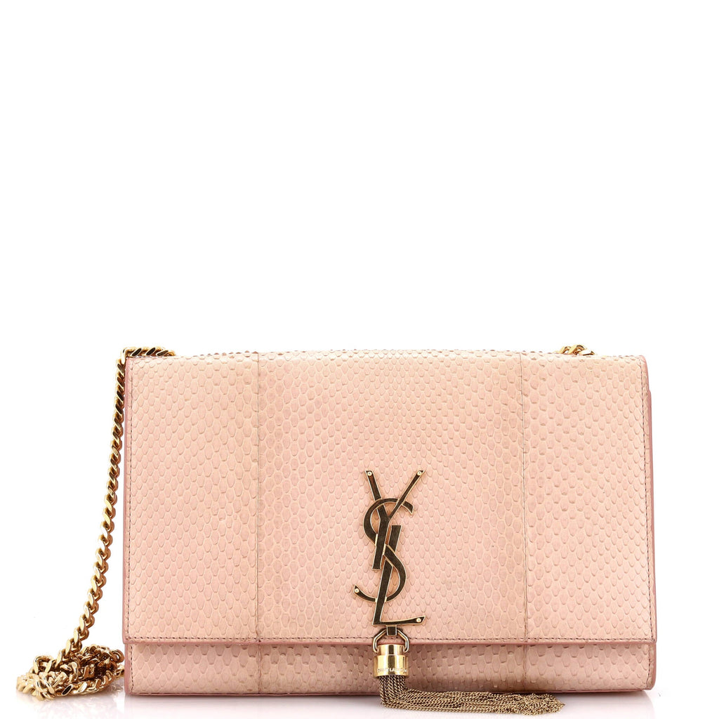 Classic Monogram Tassel Crossbody Bag Python Medium