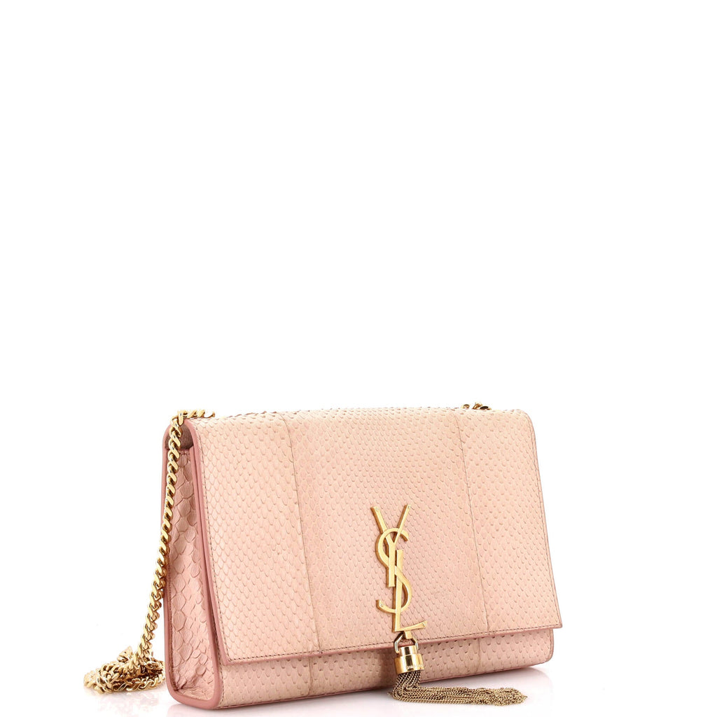 Classic Monogram Tassel Crossbody Bag Python Medium