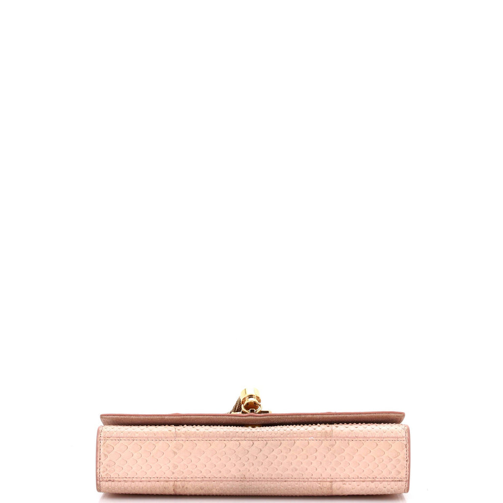 Classic Monogram Tassel Crossbody Bag Python Medium