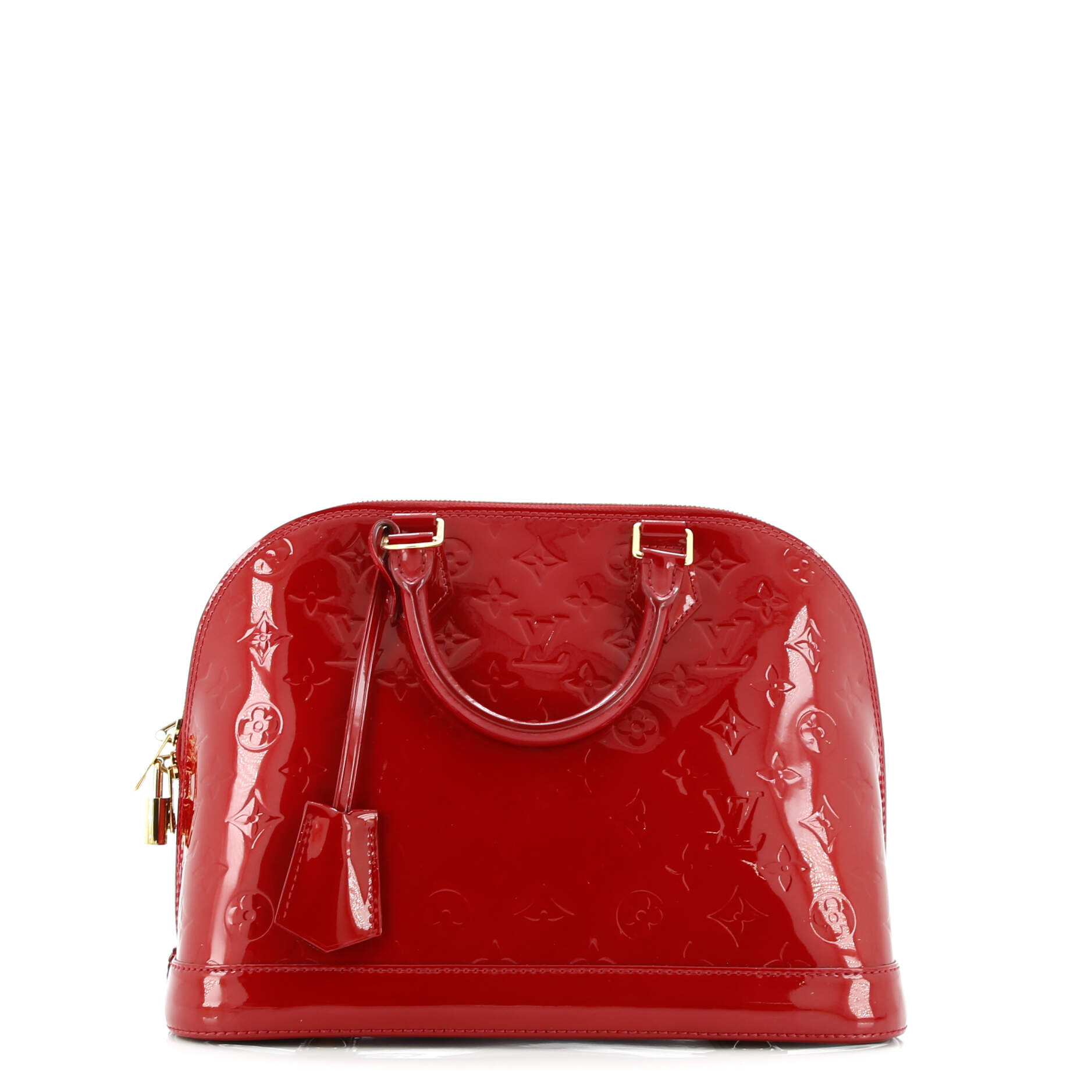 Alma Handbag Monogram Vernis PM