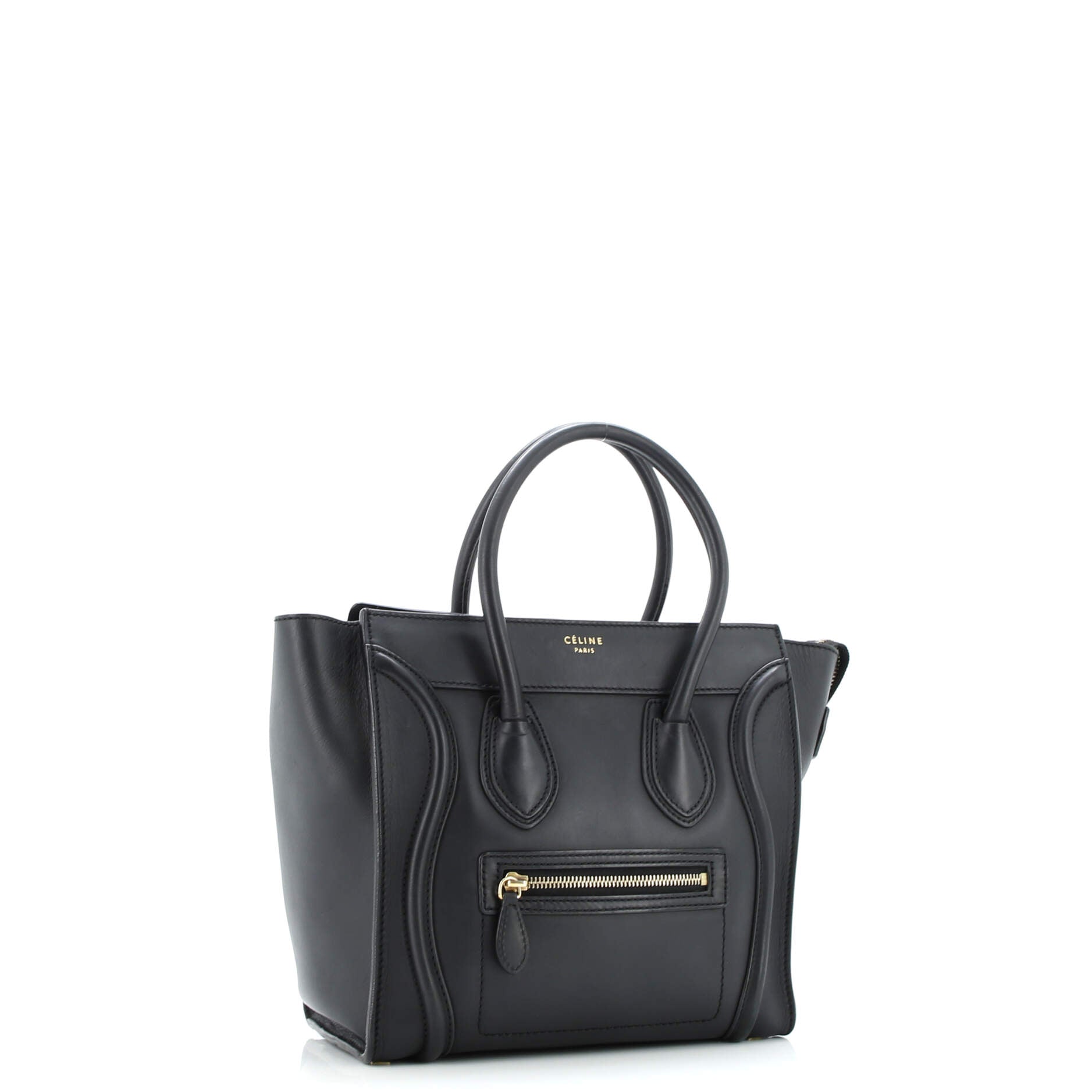 Luggage Bag Smooth Leather Micro