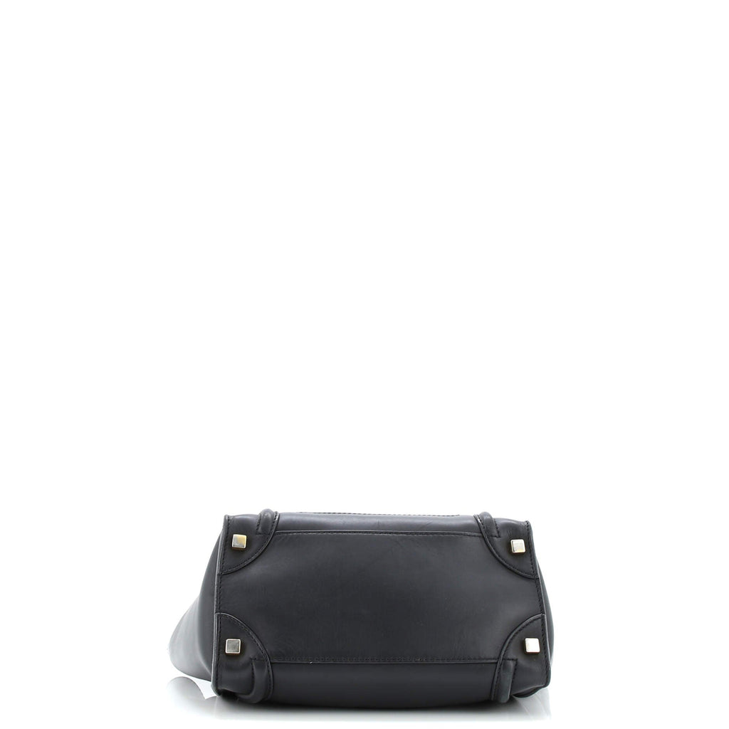 Luggage Bag Smooth Leather Micro
