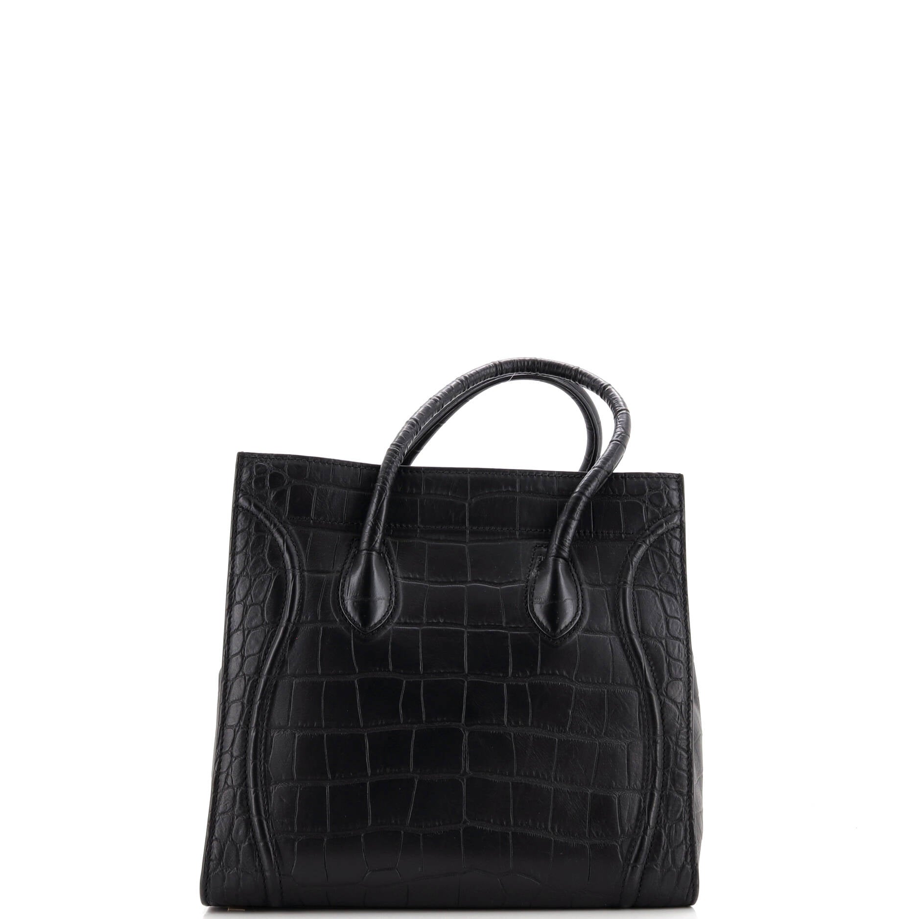 Phantom Bag Crocodile Embossed Leather Medium