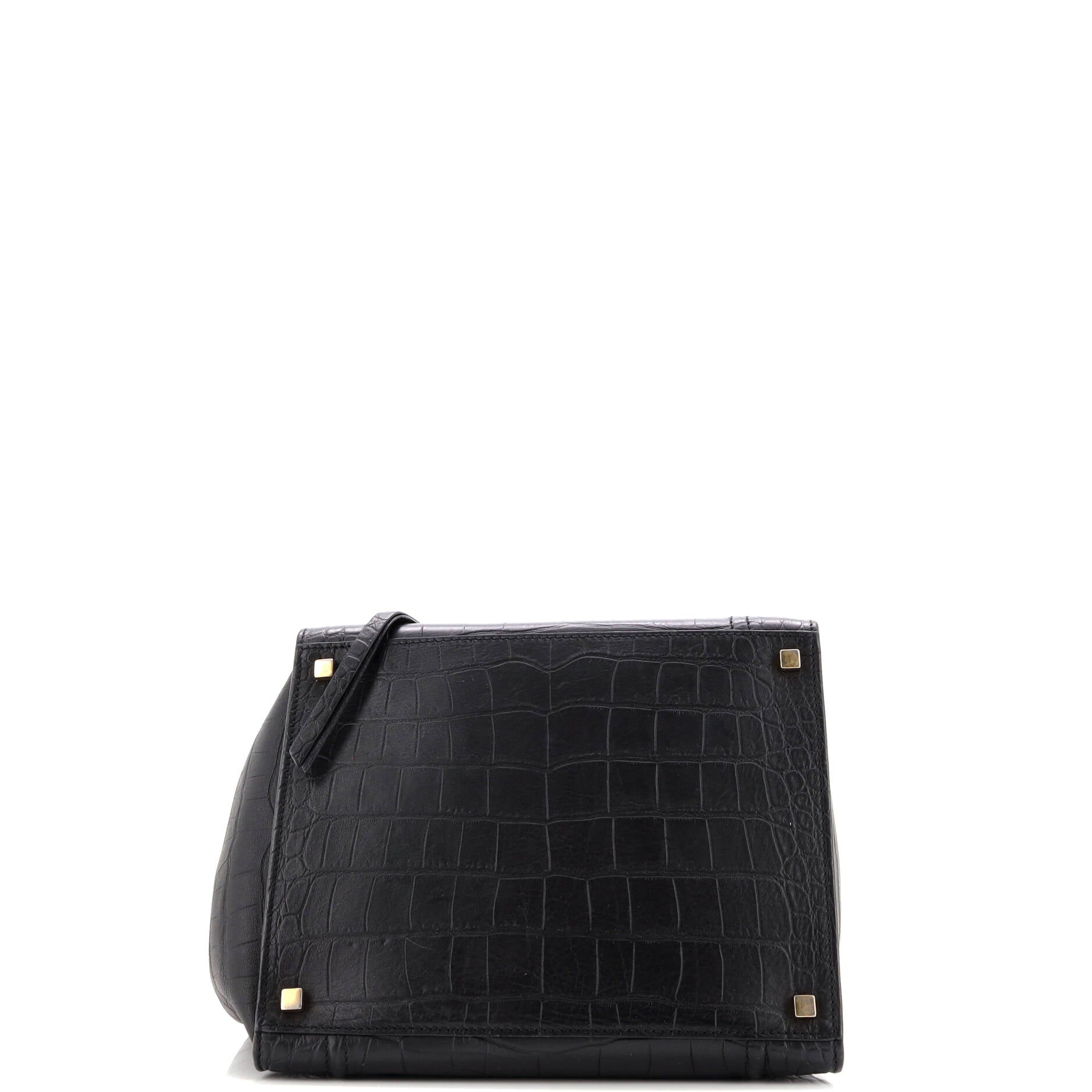 Phantom Bag Crocodile Embossed Leather Medium