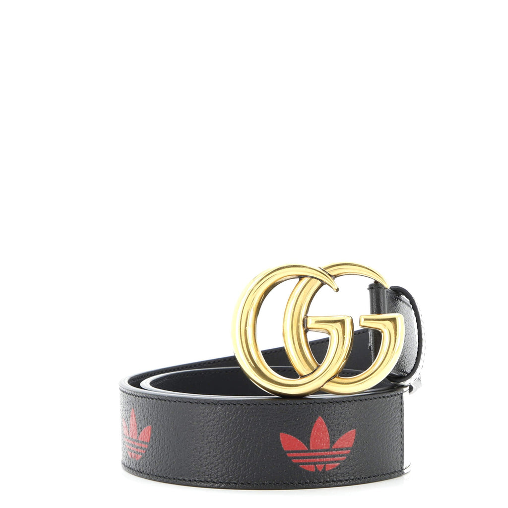 x adidas GG Marmont Belt Printed Leather