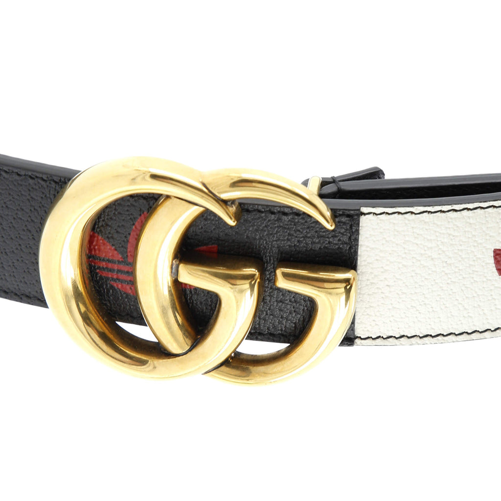 x adidas GG Marmont Belt Printed Leather