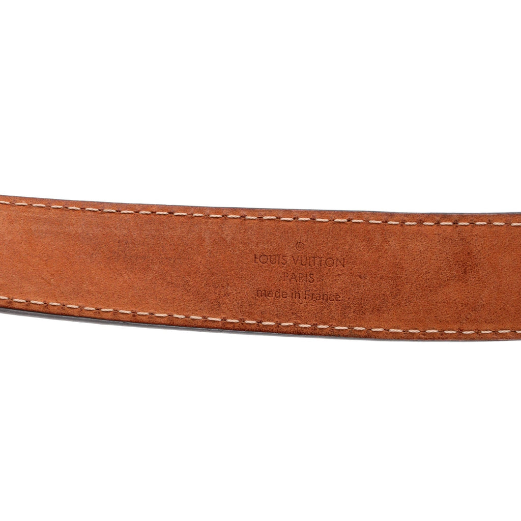 LV Iconic Reversible Belt Monogram Canvas and Leather Thin 75