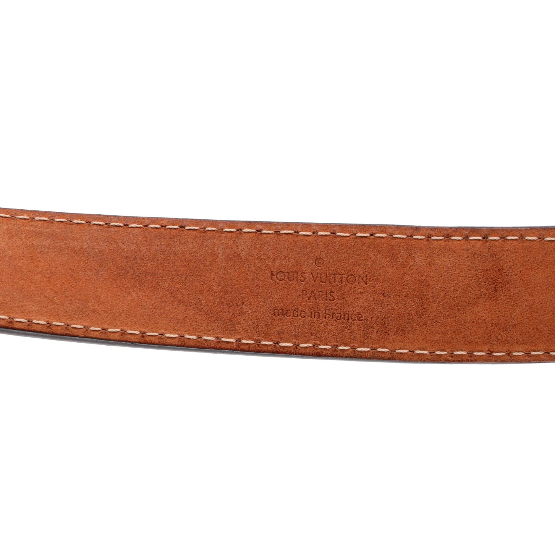 LV Iconic Reversible Belt Monogram Canvas and Leather Thin 75