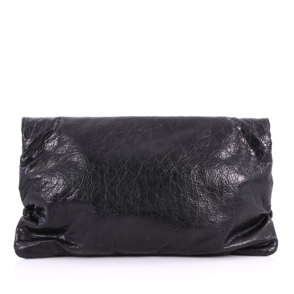Envelope Strap Clutch Giant Studs Leather