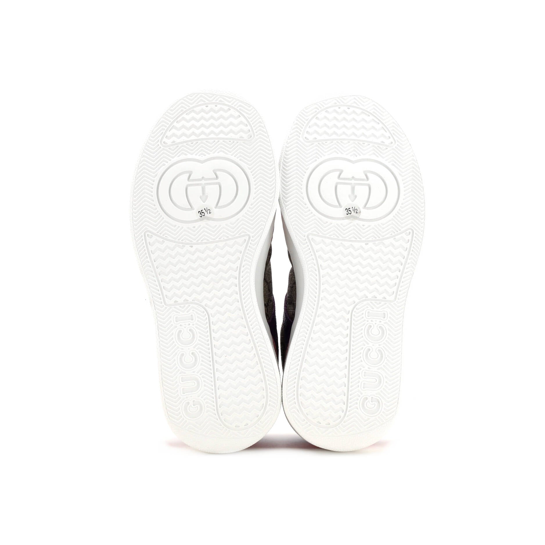 Women's Dali Platform Sneakers GG Canvas with Leather
