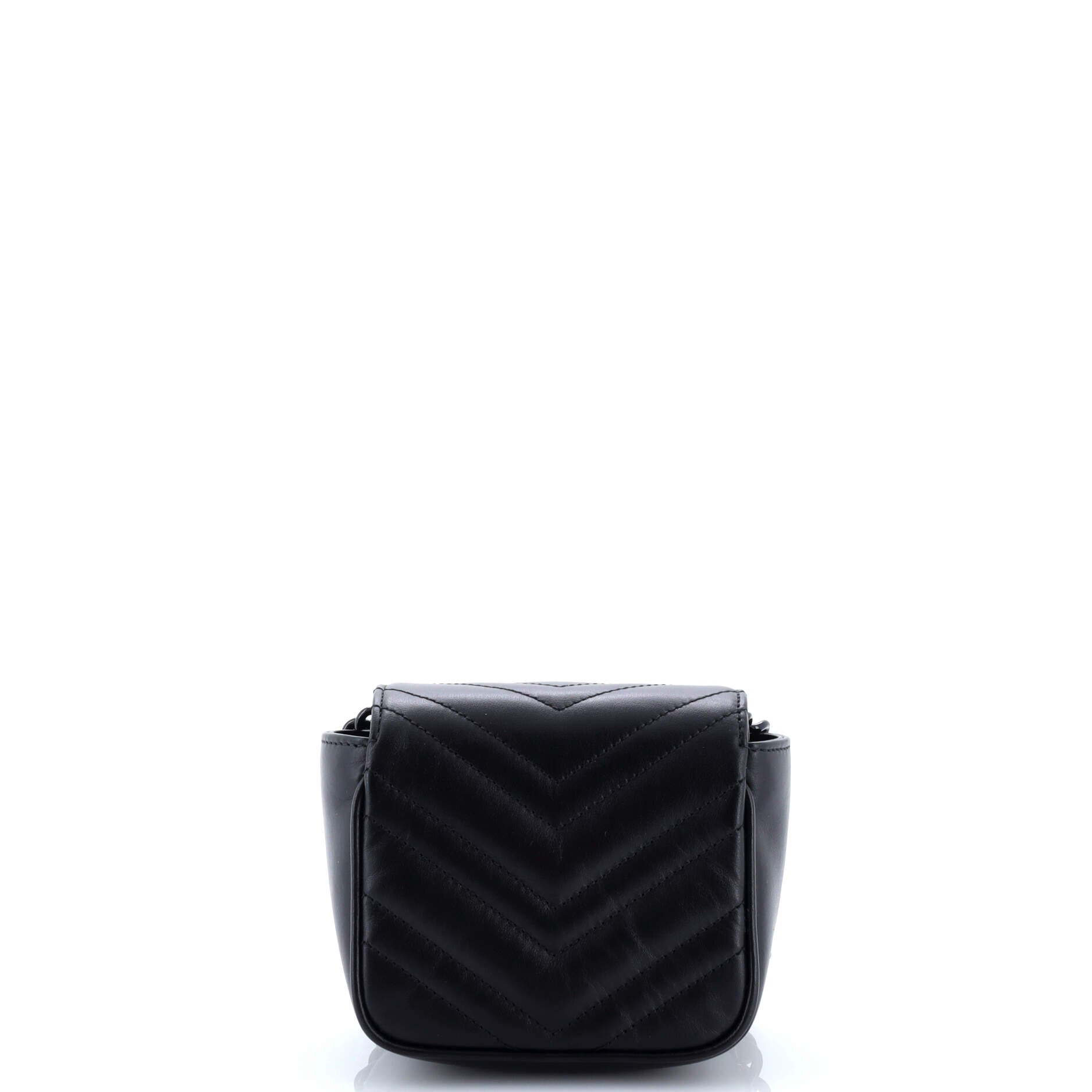GG Marmont Flap Belt Bag Matelasse Leather Mini