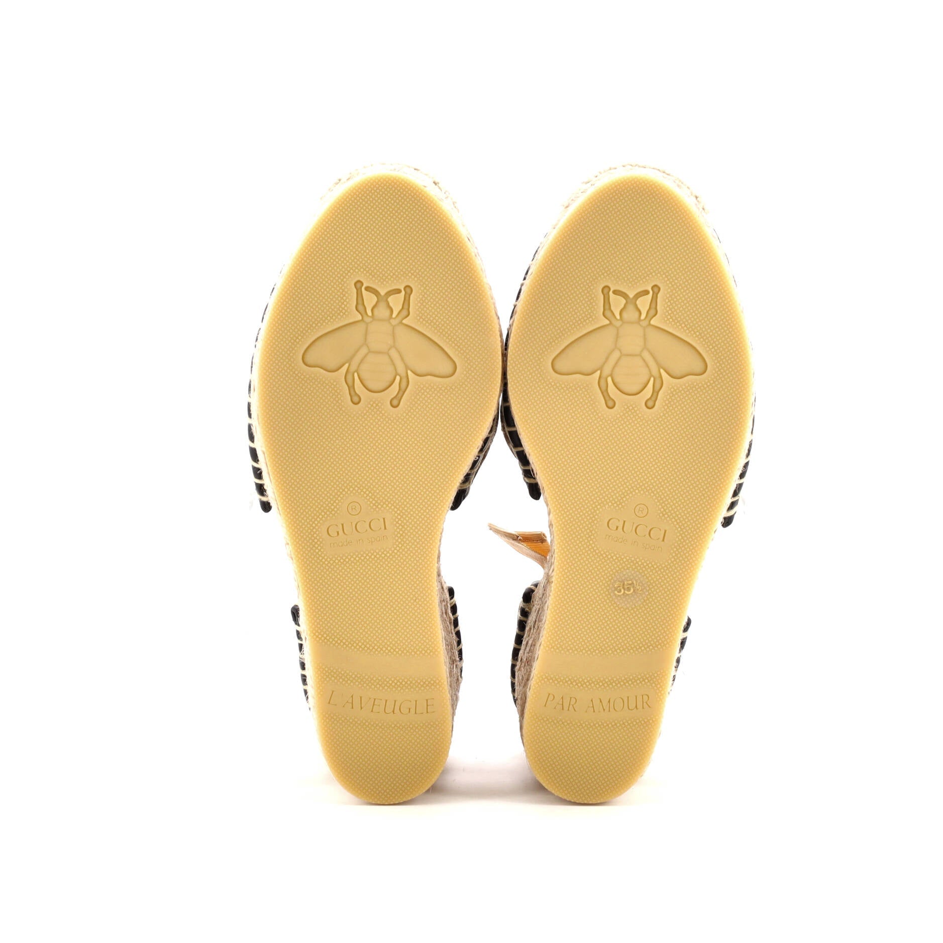 Women's GG Marmont Wedge Espadrilles Diagonal Quilted GG Canvas