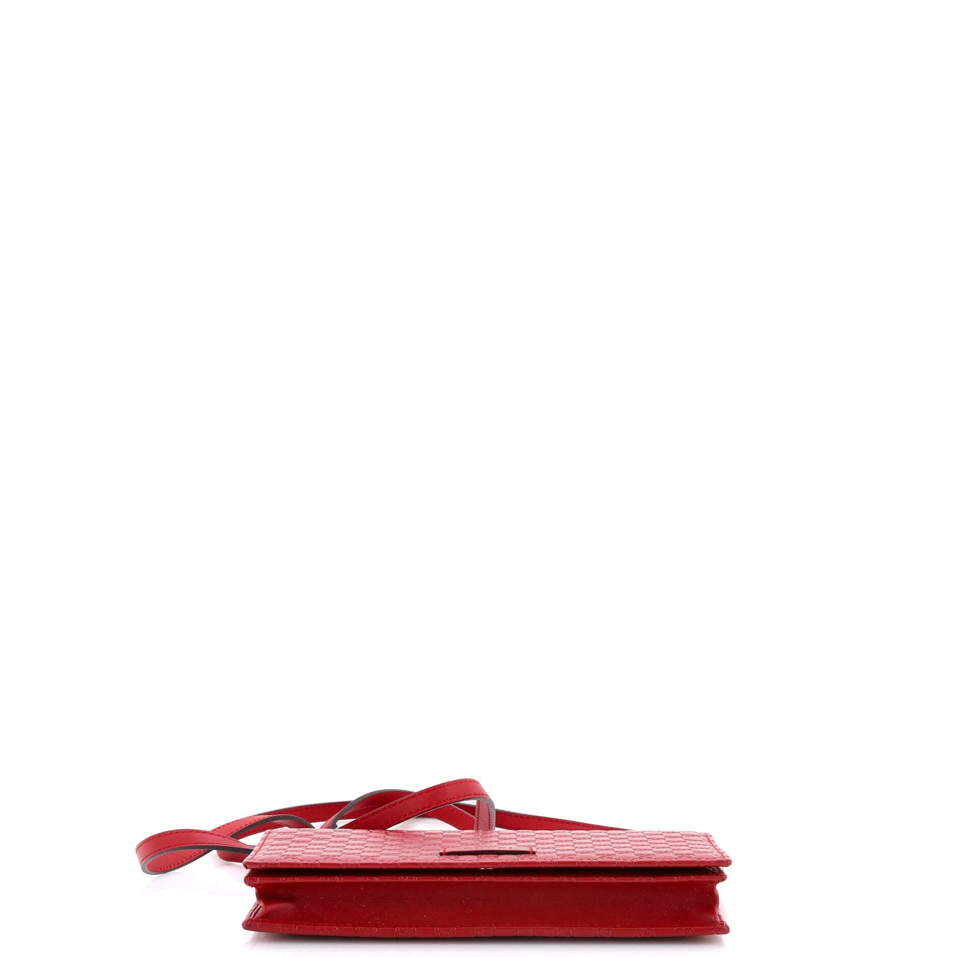 Wallet on Strap Microguccissima Leather