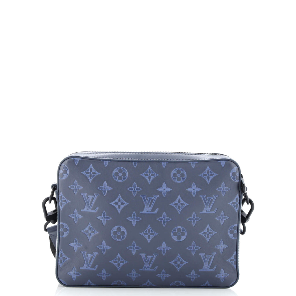 Duo Messenger Bag Monogram Shadow Leather