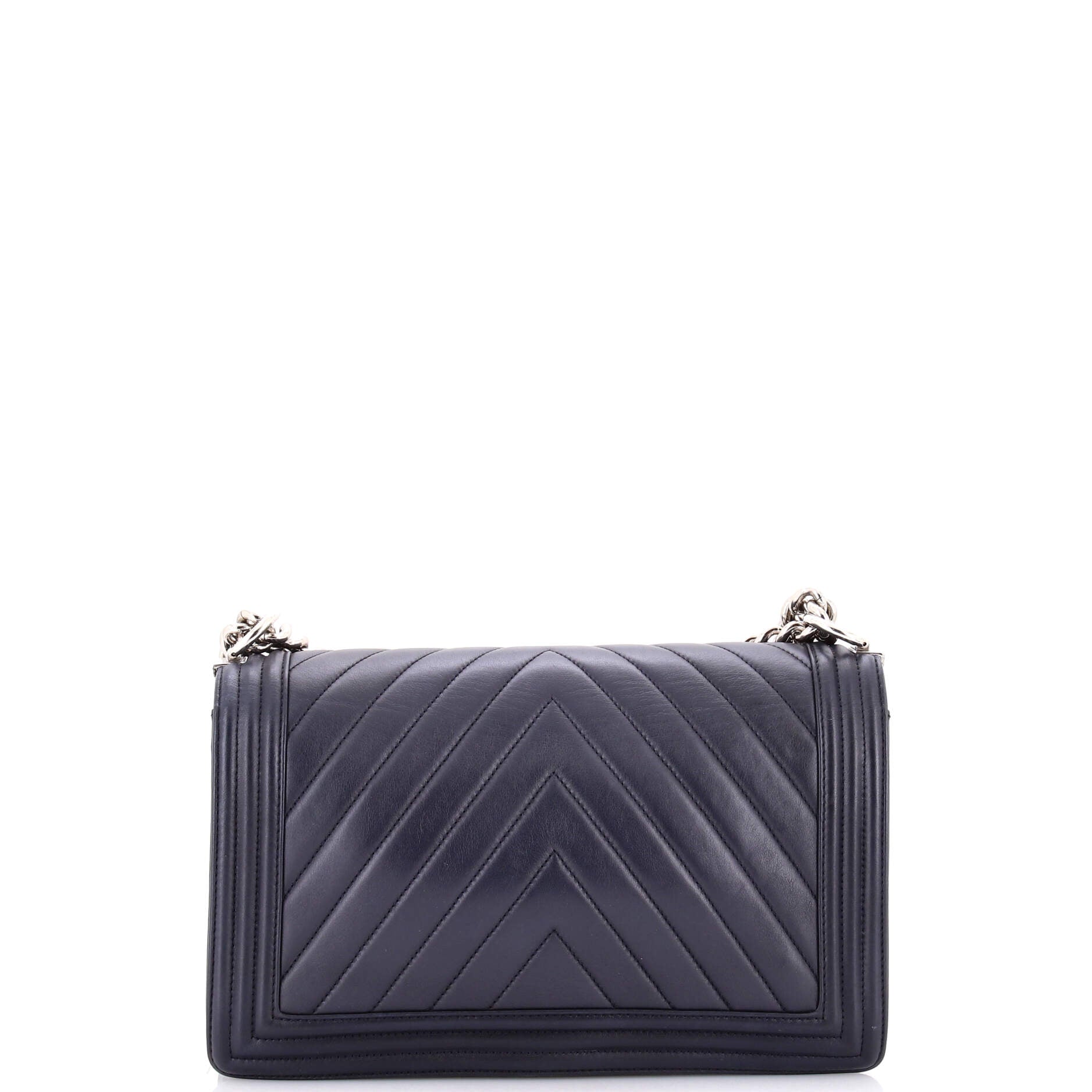 Boy Flap Bag Chevron Calfskin New Medium