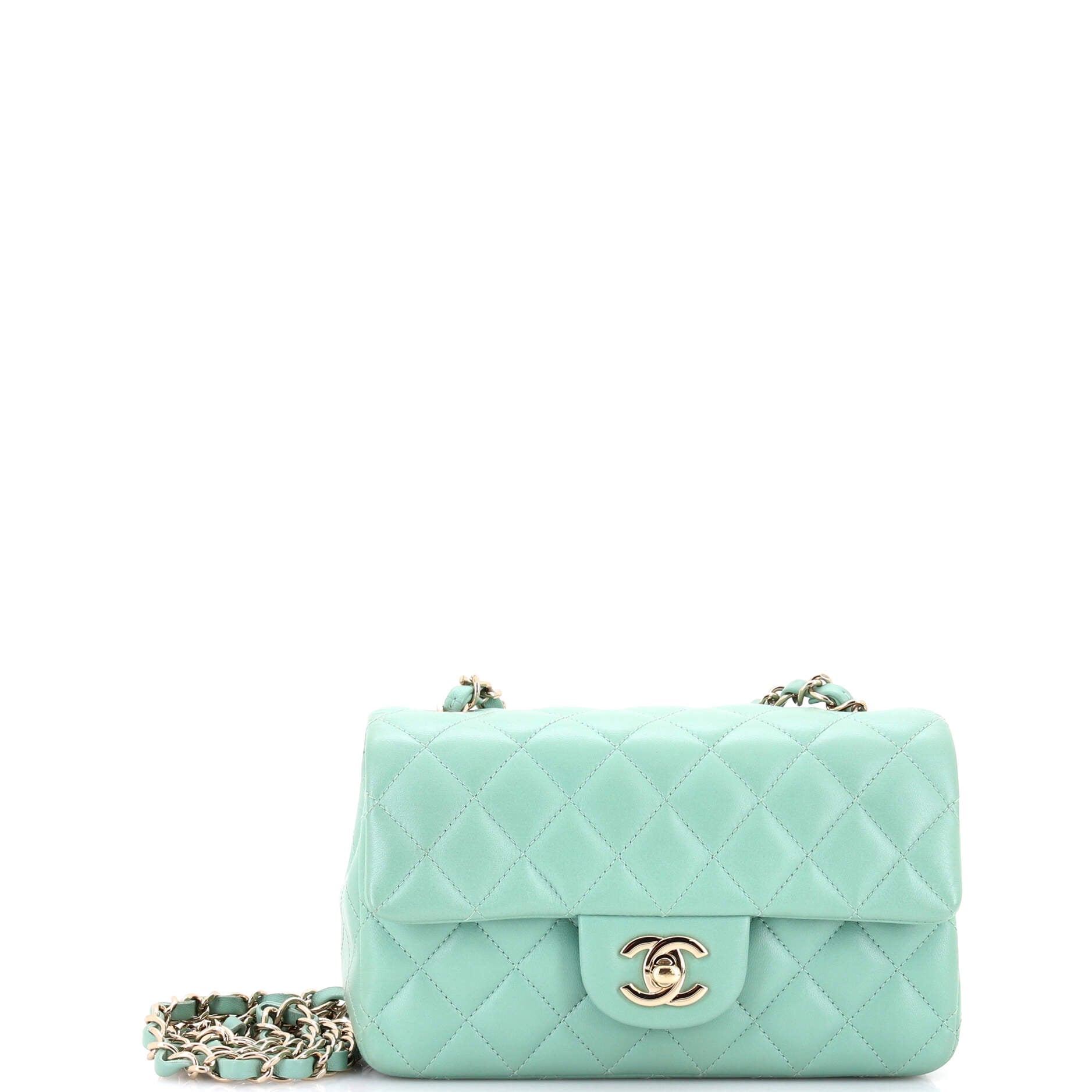 Classic Single Flap Bag Quilted Lambskin Mini
