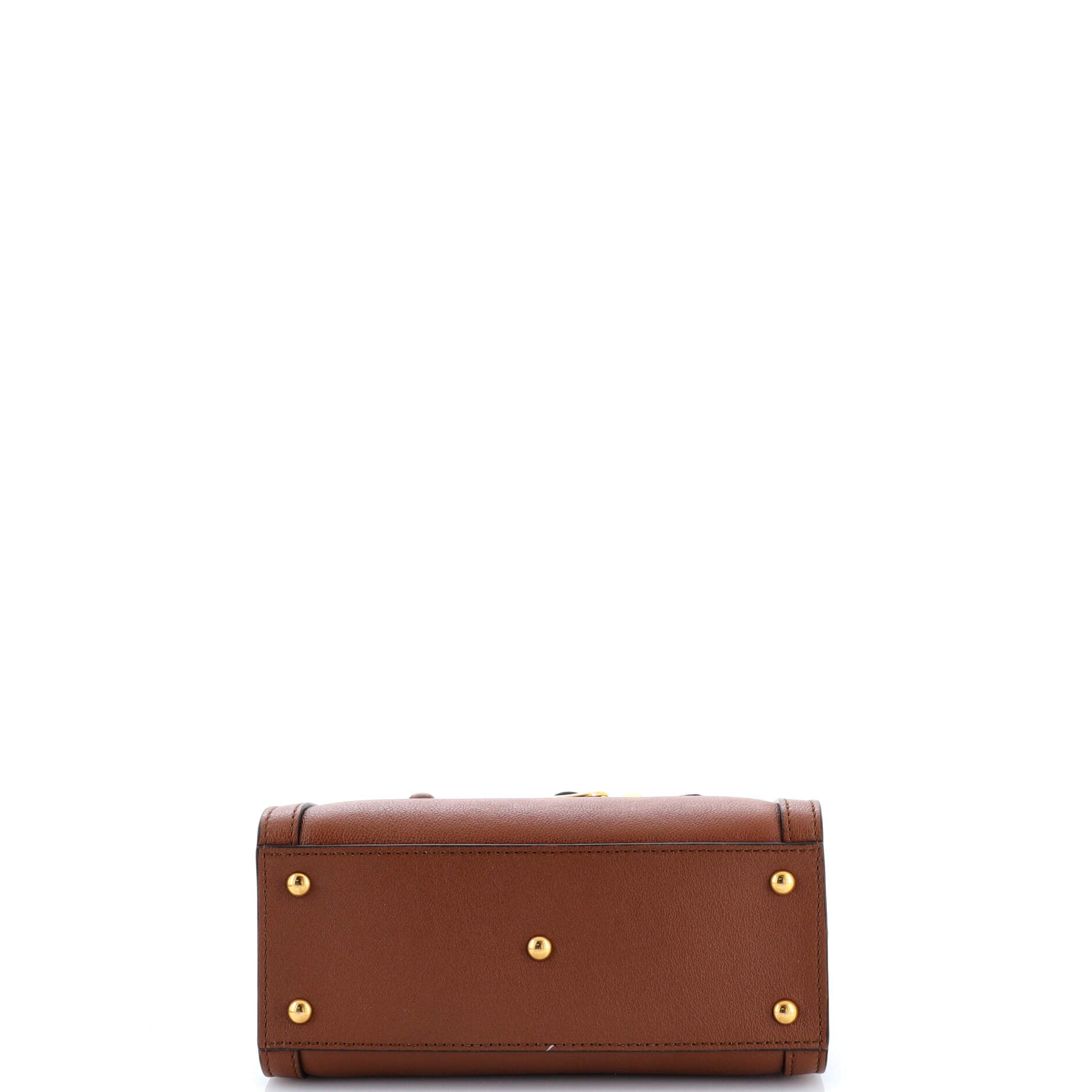 Diana NM Bamboo Handle Tote Leather Mini