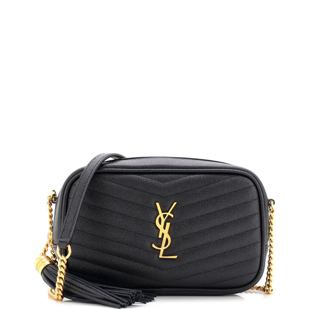 Lou Camera Bag Matelasse Chevron Leather Mini