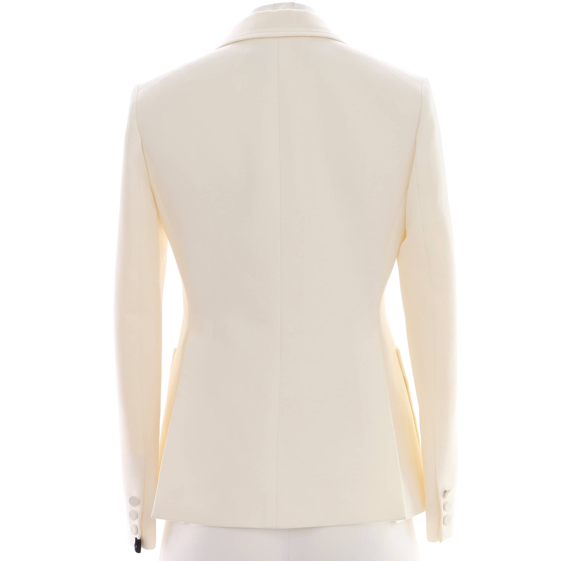 Women's Three Pocket Single Breasted Blazer Polyester Blend