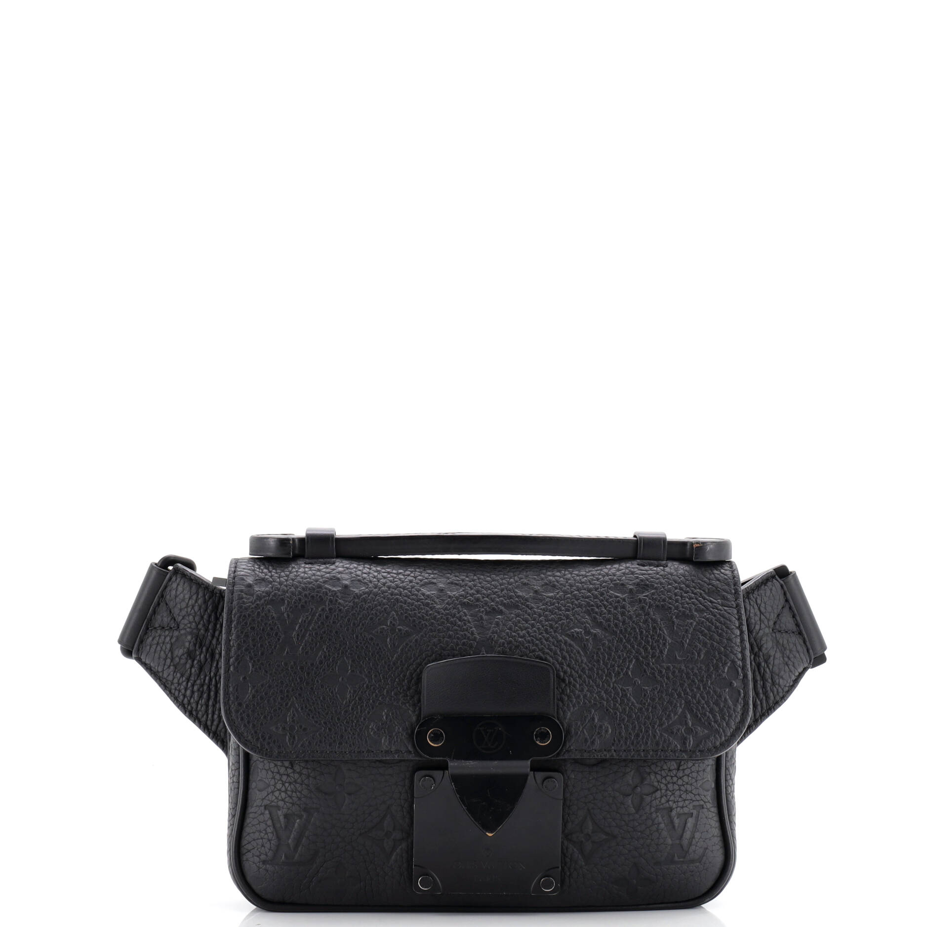 S Lock Sling Bag Monogram Taurillon Leather