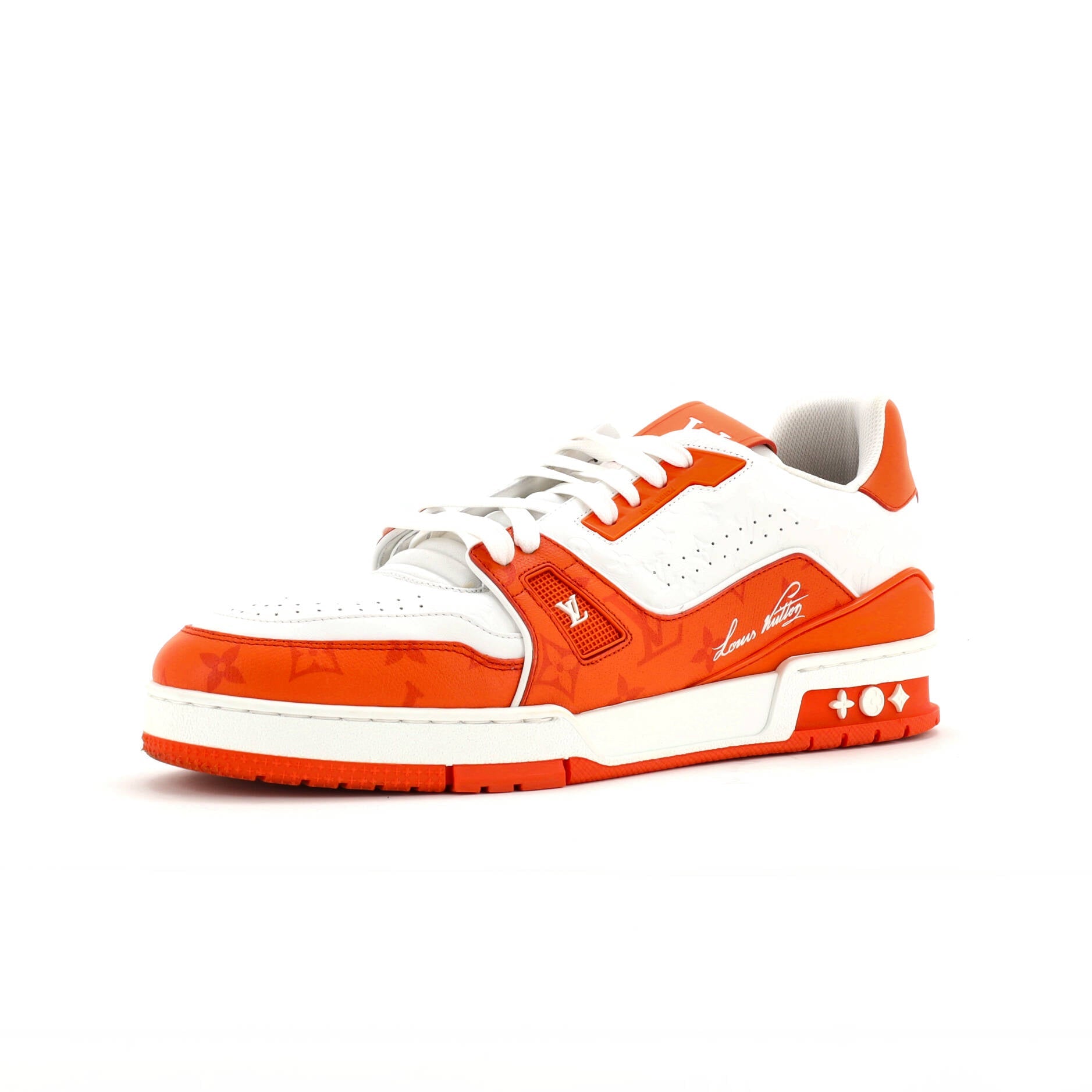 Men's LV Trainer Sneakers Monogram Taigarama and Leather