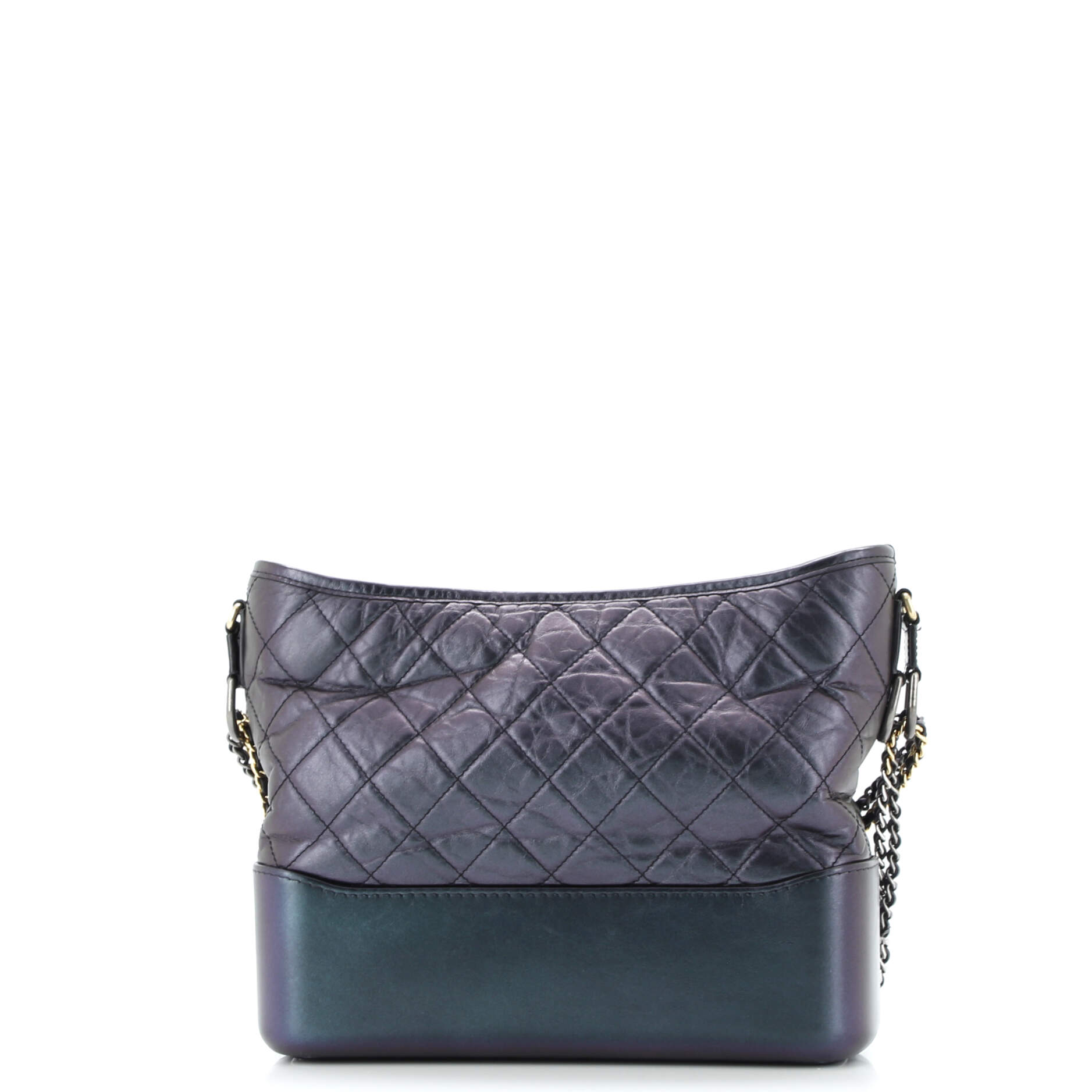 Gabrielle Hobo Quilted Iridescent Lambskin Medium
