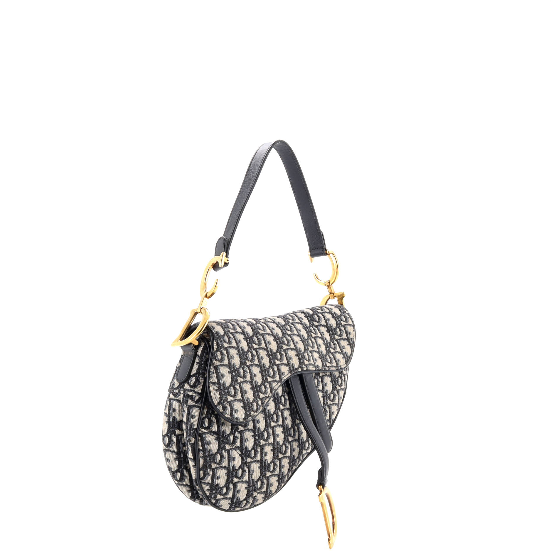 Saddle Handbag Oblique Canvas Medium