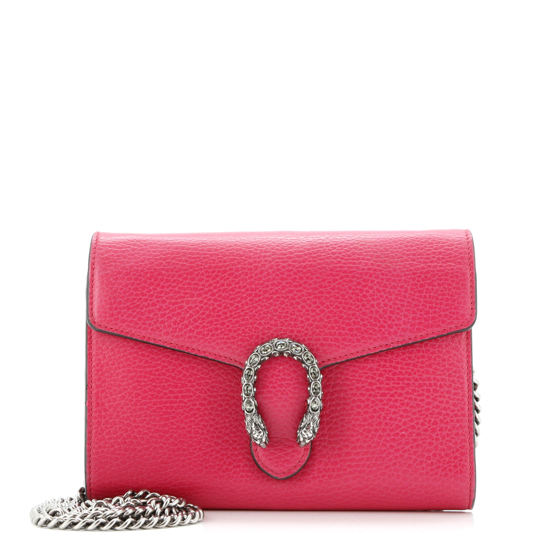 Dionysus Chain Wallet Leather with Embellished Detail Small