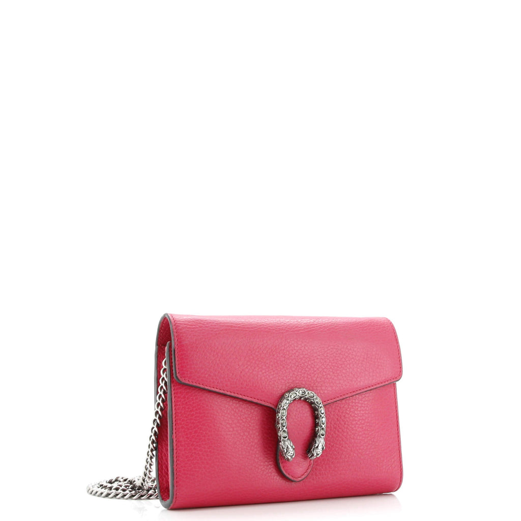 Dionysus Chain Wallet Leather with Embellished Detail Small