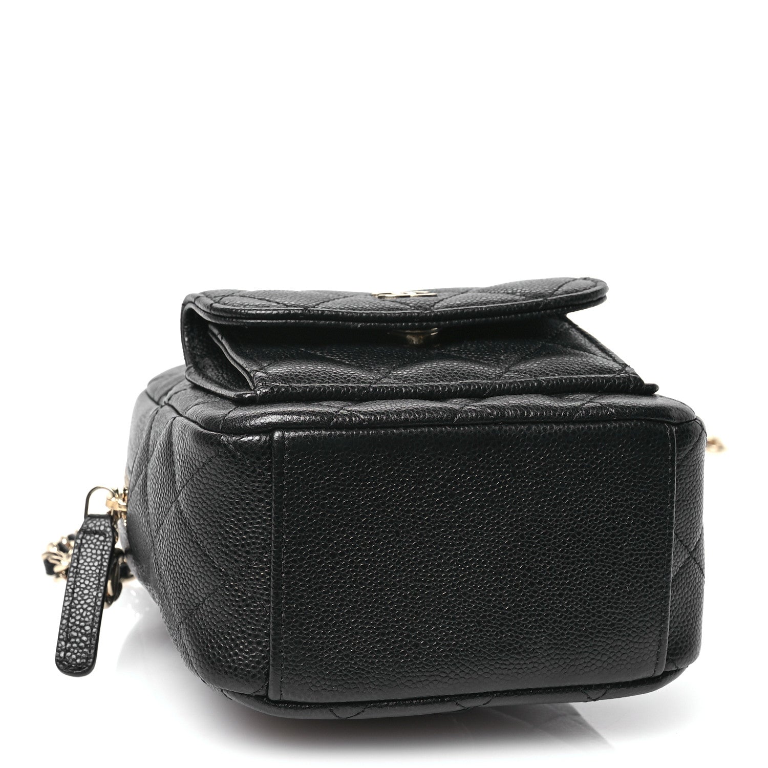 Caviar Quilted CC Mini Classic Backpack Black