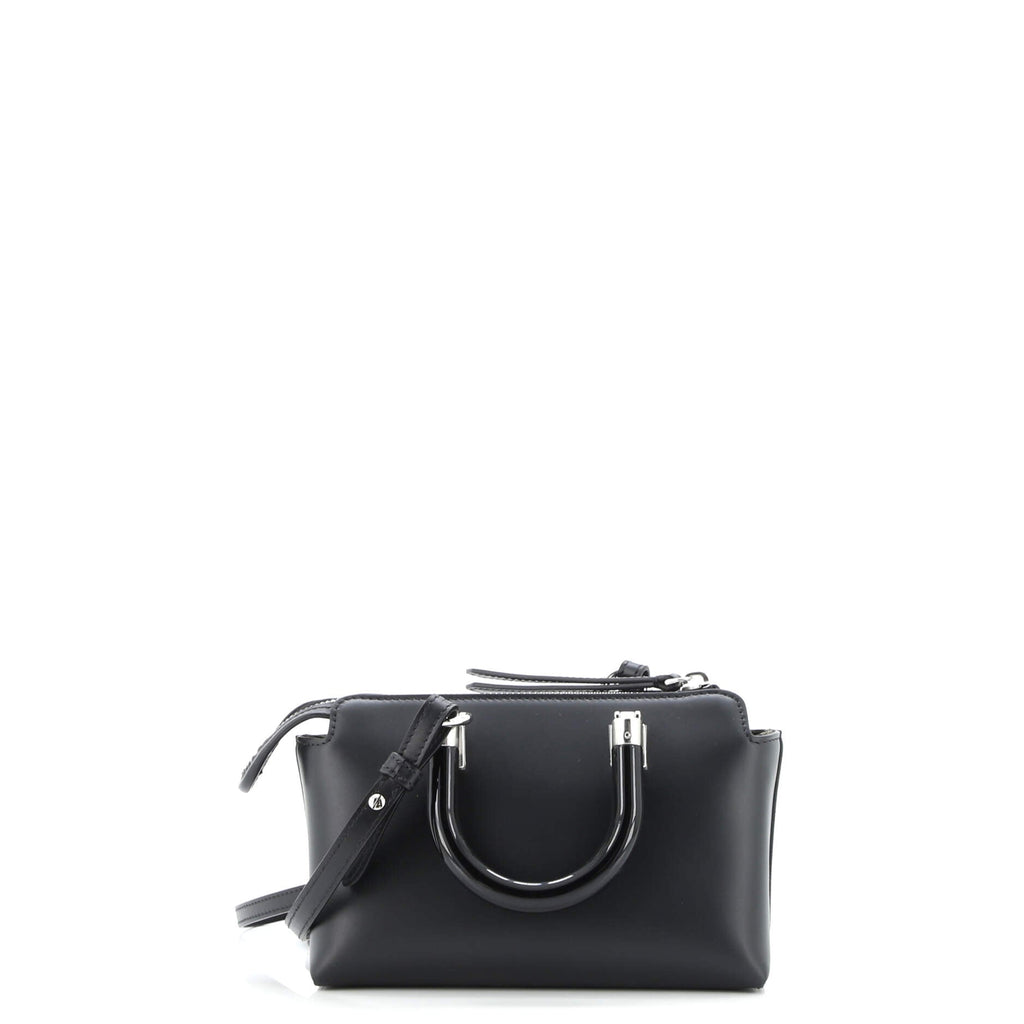Logo By The Way Top Handle Bag Embossed Leather Mini