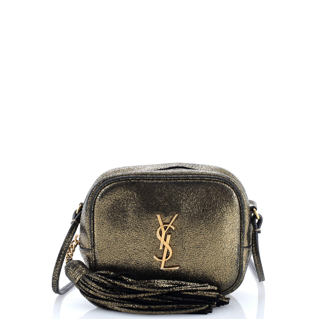 Classic Monogram Blogger Crossbody Bag Leather Small