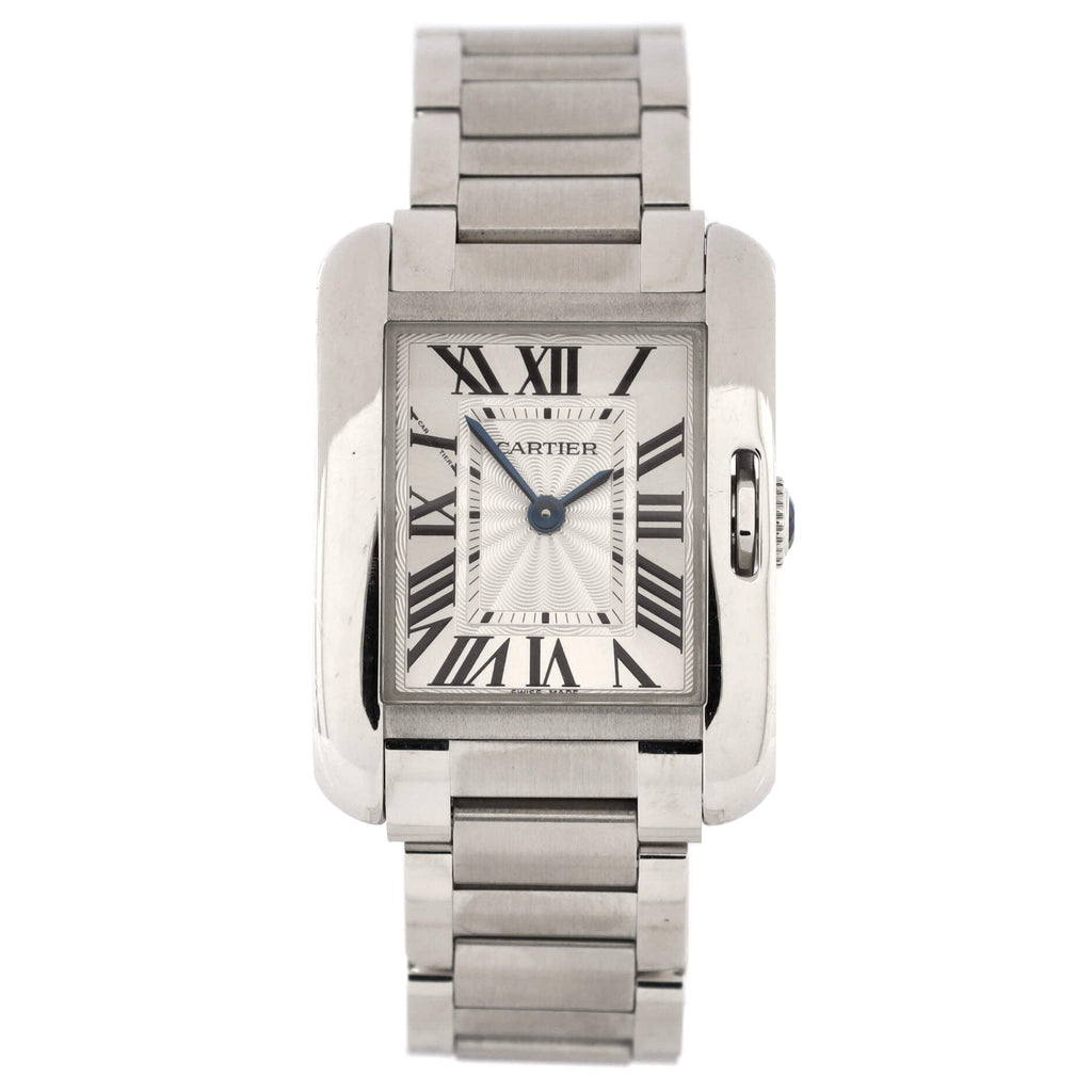 Tank Anglaise Quartz Watch Stainless Steel 23