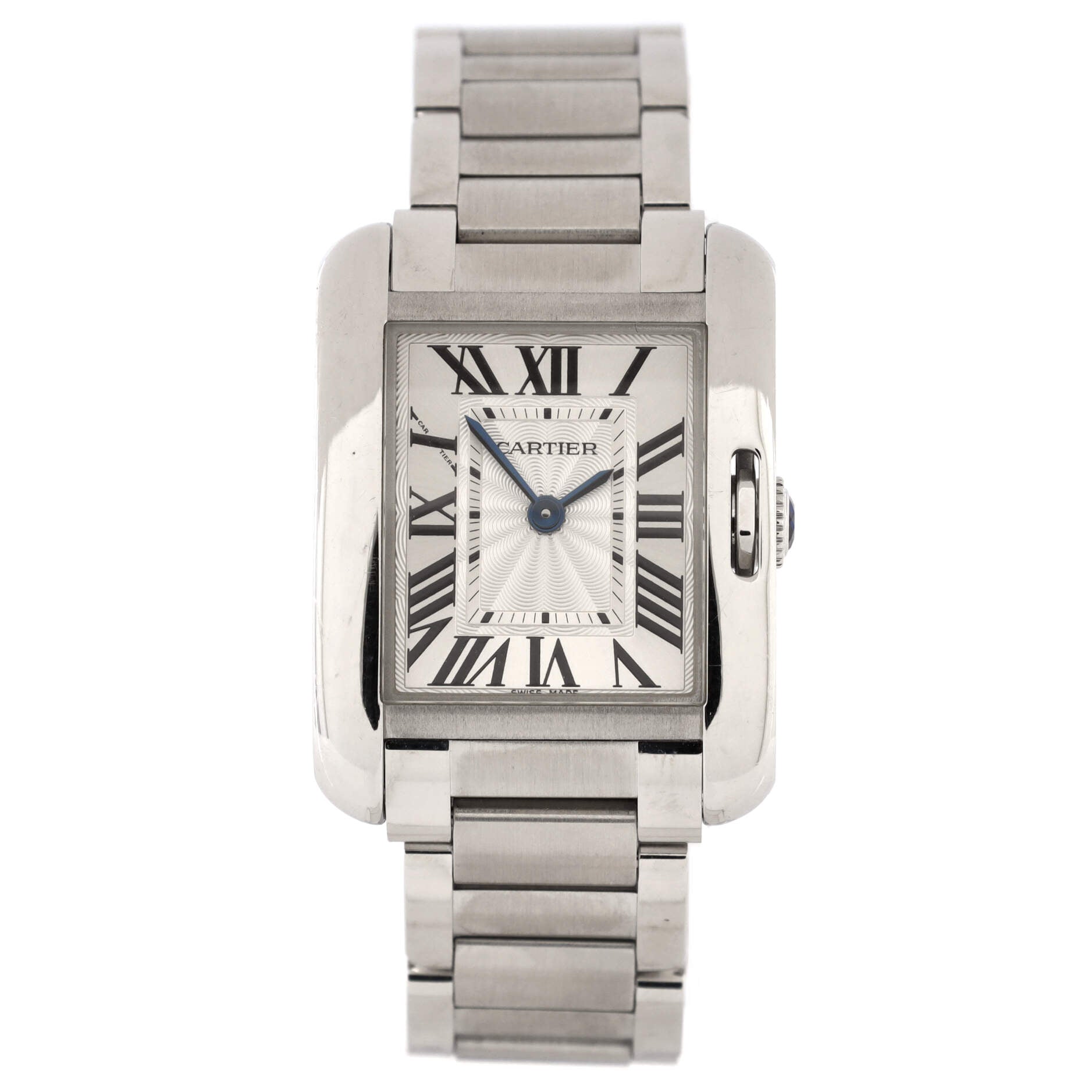 Tank Anglaise Quartz Watch Stainless Steel 23