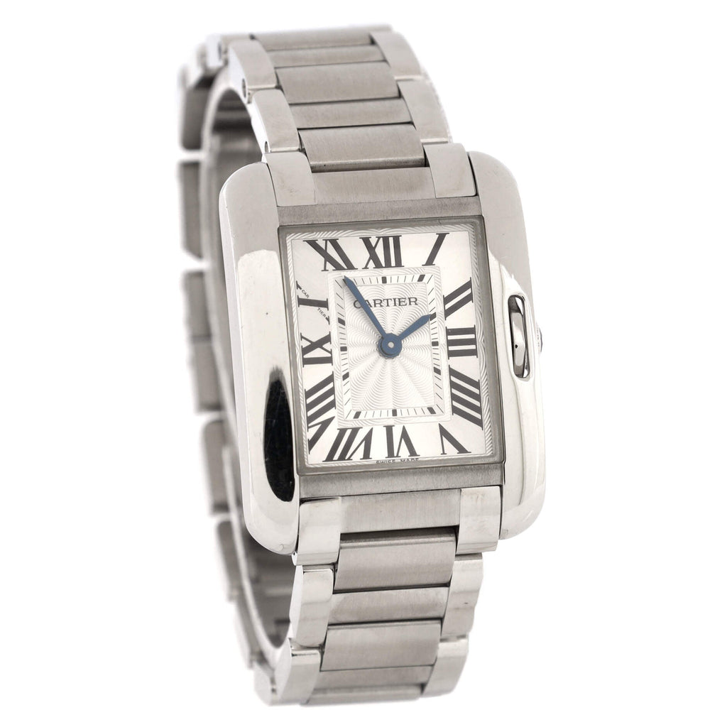 Tank Anglaise Quartz Watch Stainless Steel 23